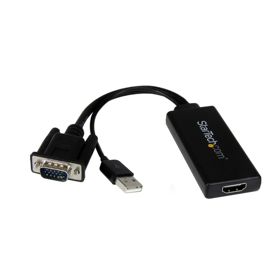 startech-com-vga2hdu-adaptateur-vga-vers-hdmi-1080p-avec-audio-usb-convertisseur image 1