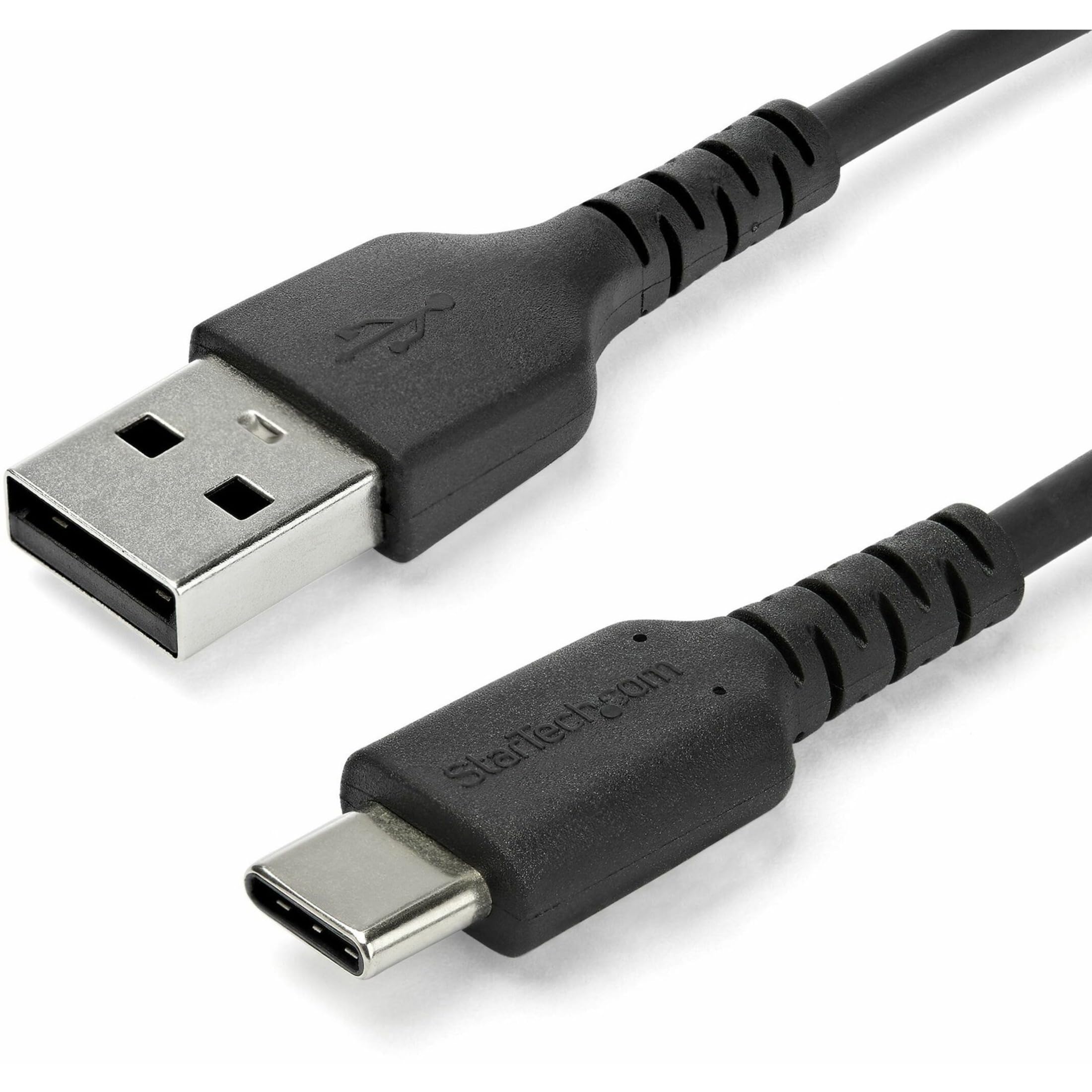 startech-com-c-ble-usb-a-vers-usb-c-1-m-3a-usb-2-0-robuste-noir-kevlar image 1