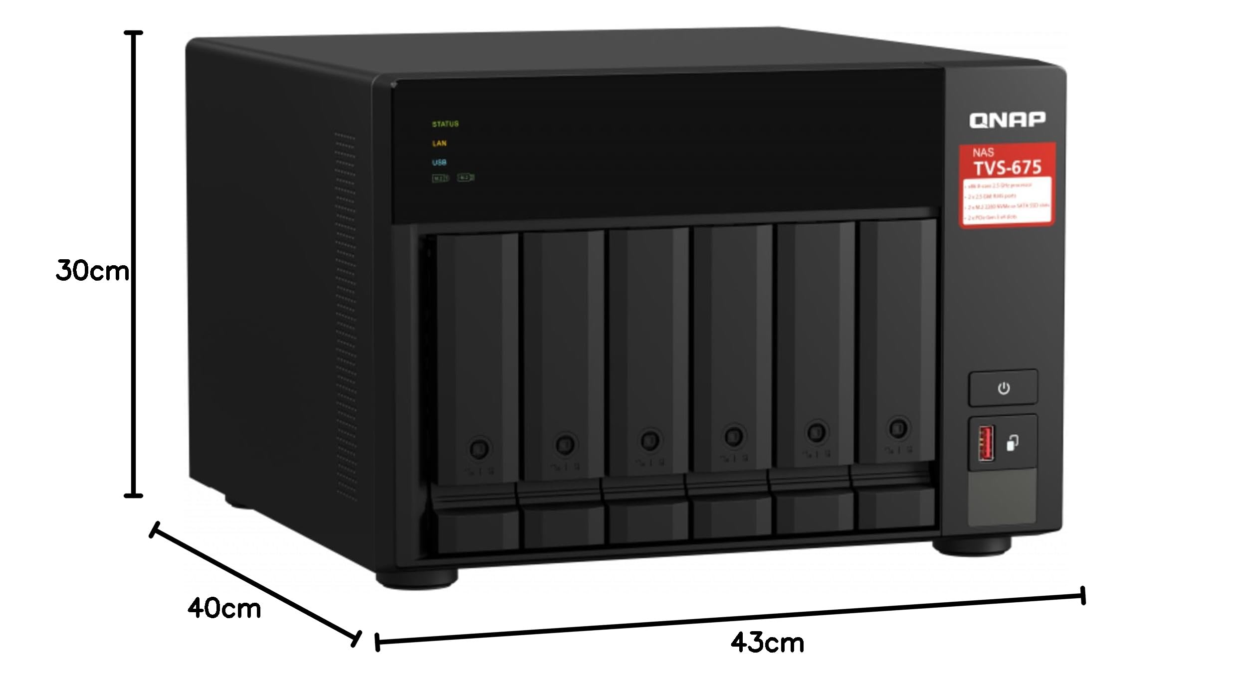 qnap-tvs-675-8g-nas-6-baies-kx-u6580-8-go-pour-pme-et-homelab image 6