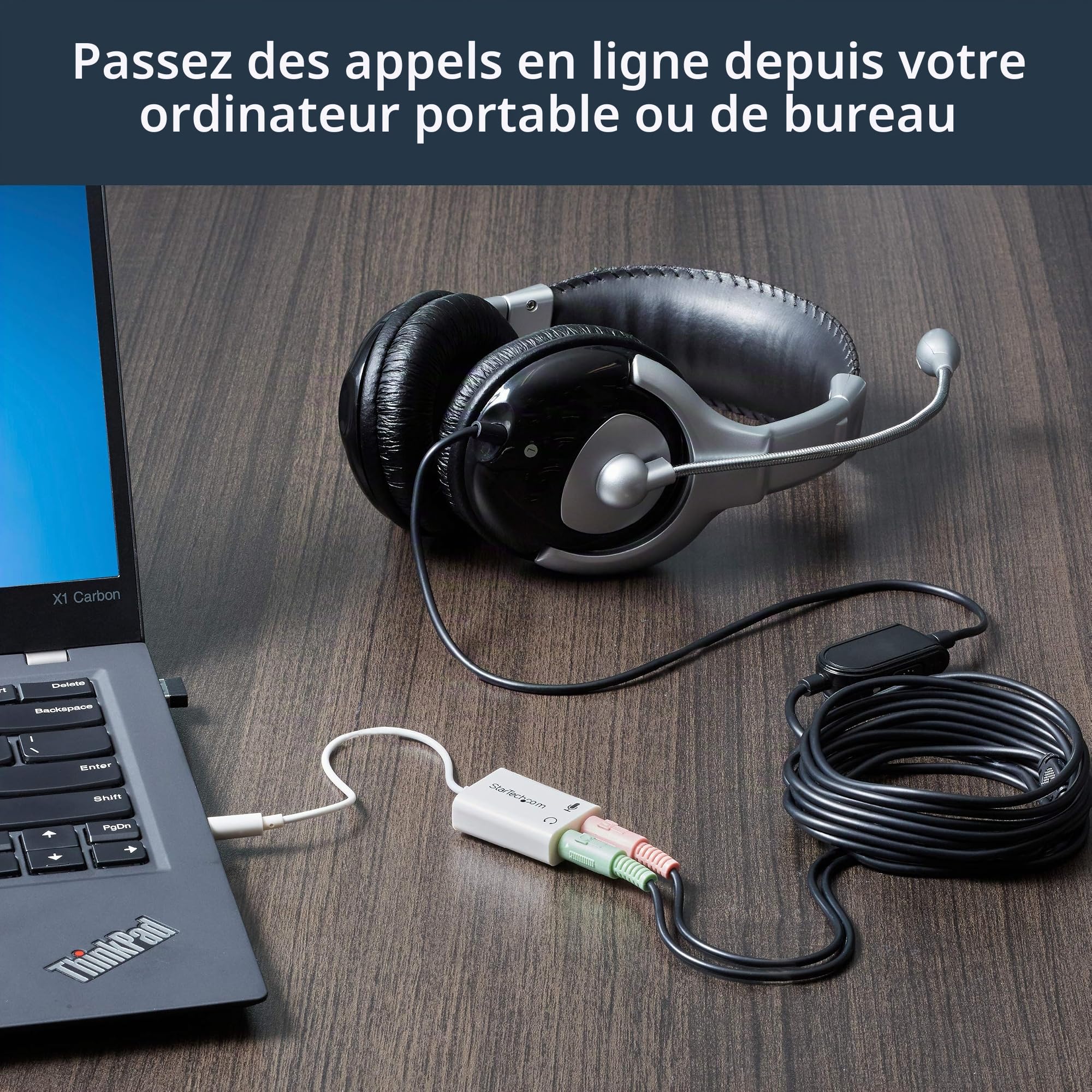 startech-com-muyhsmffadw-r-partiteur-casque-3-5mm-4-positions-micro-blanc image 2