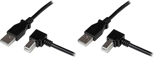 startech-com-c-ble-usb-2-0-usb-a-vers-usb-b-coud-droite-1m-noir-usbab1mr image 6