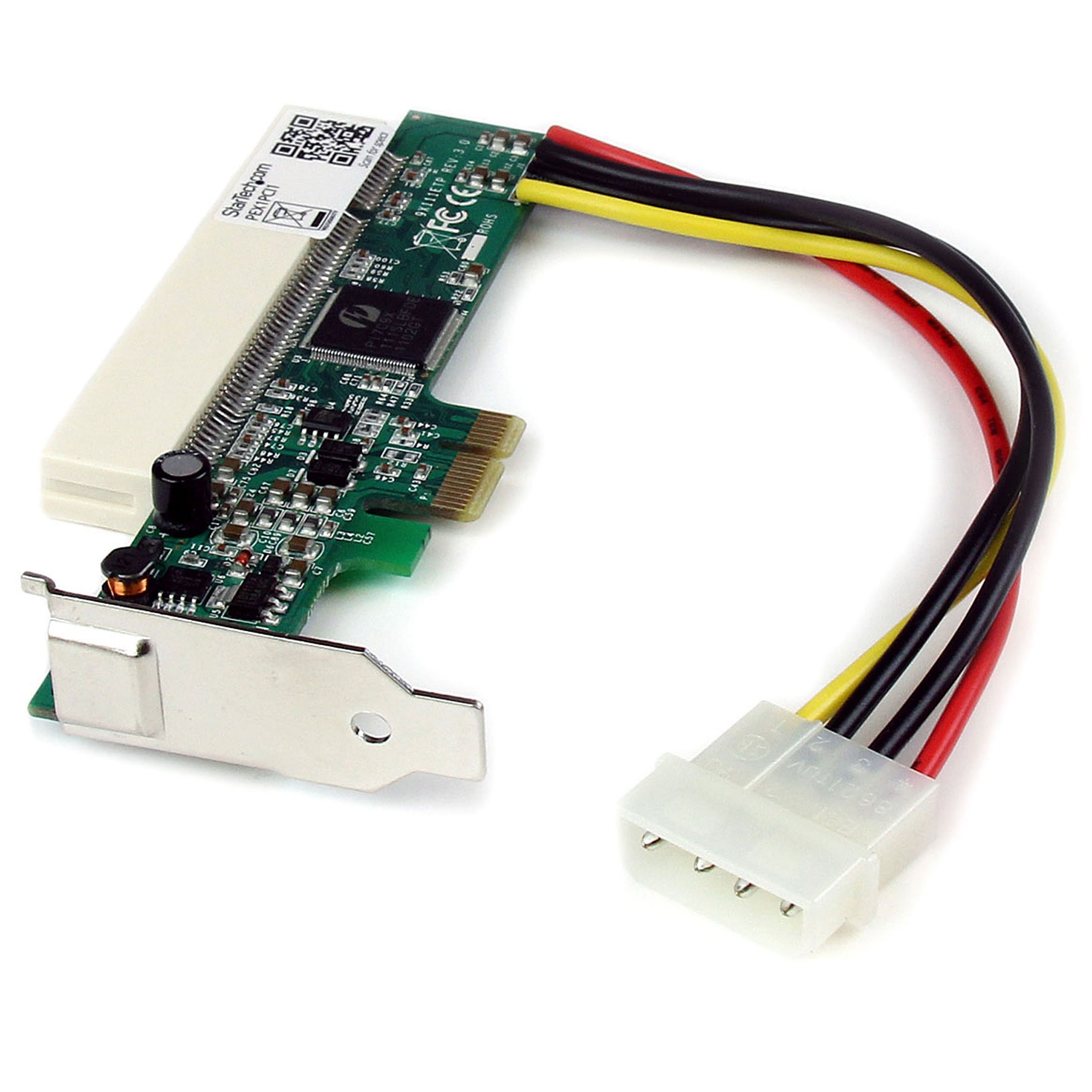 startech-com-pex1pci1-carte-adaptateur-pci-express-vers-pci-demi-hauteur image 1