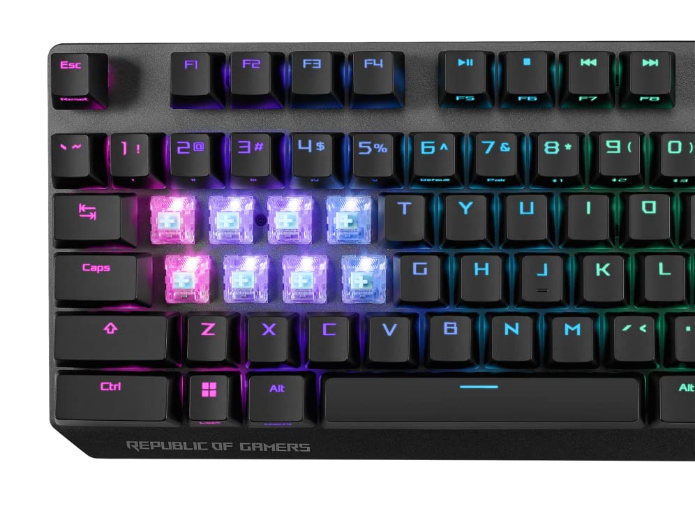 asus-rog-strix-scope-nx-wireless-deluxe-clavier-m-canique-azerty-rog-nx-red image 6