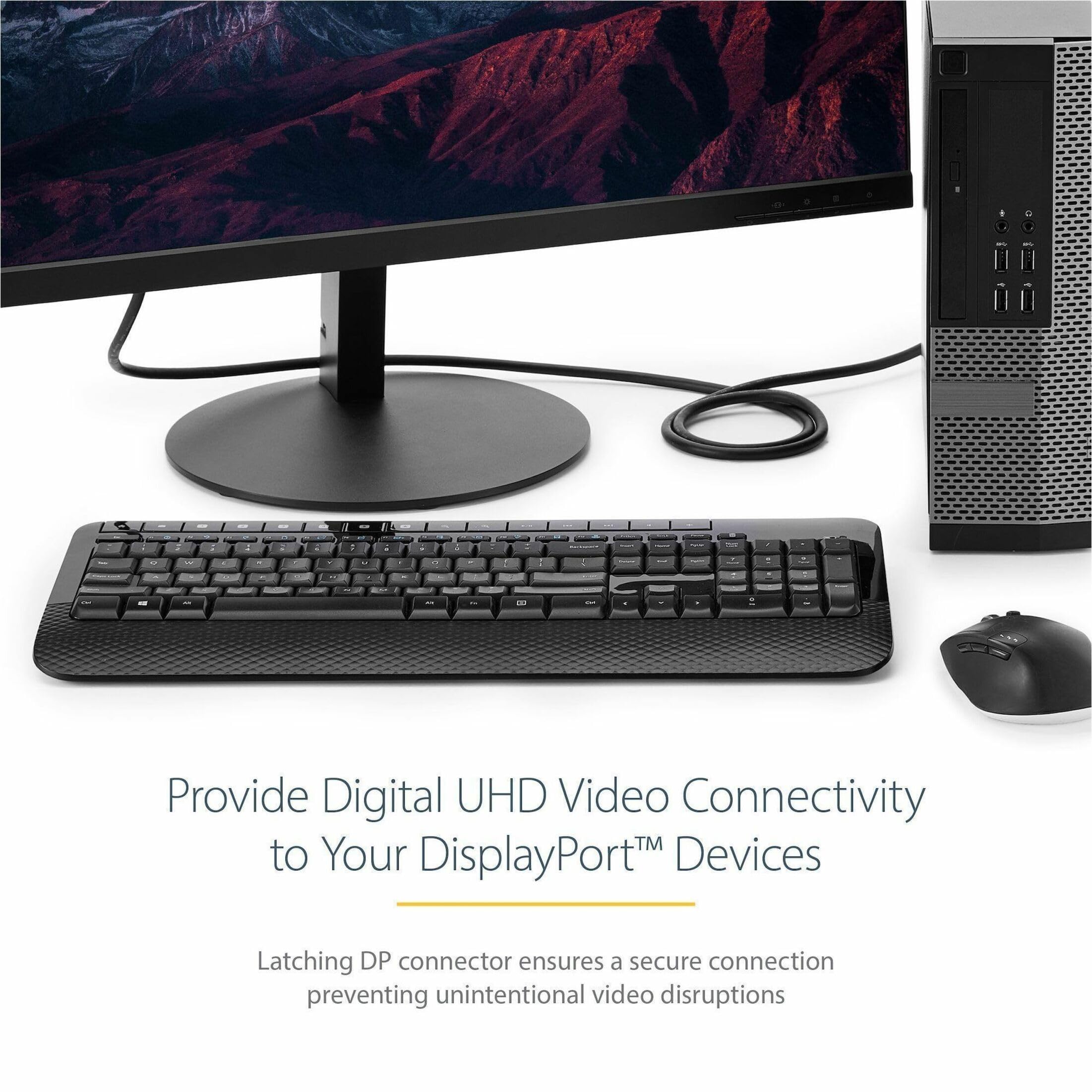 startech-com-displ50cm-c-ble-displayport-1-2-0-5-m-4k-60hz-certifi-vesa-noir image 8