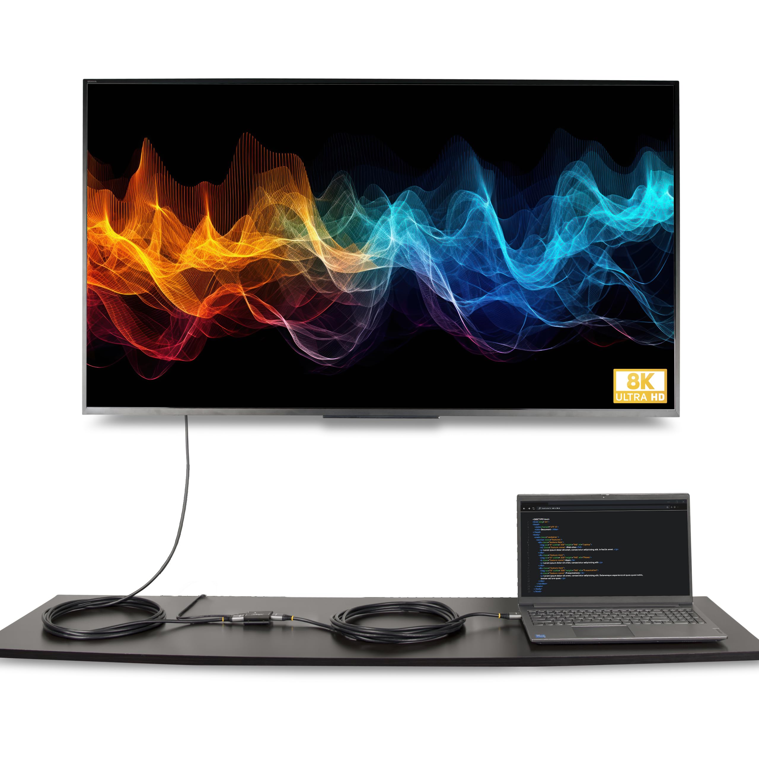 startech-com-r-p-teur-hdmi-2-1-en-ligne-10m-8k-60hz-4k-144hz-avec-usb image 5