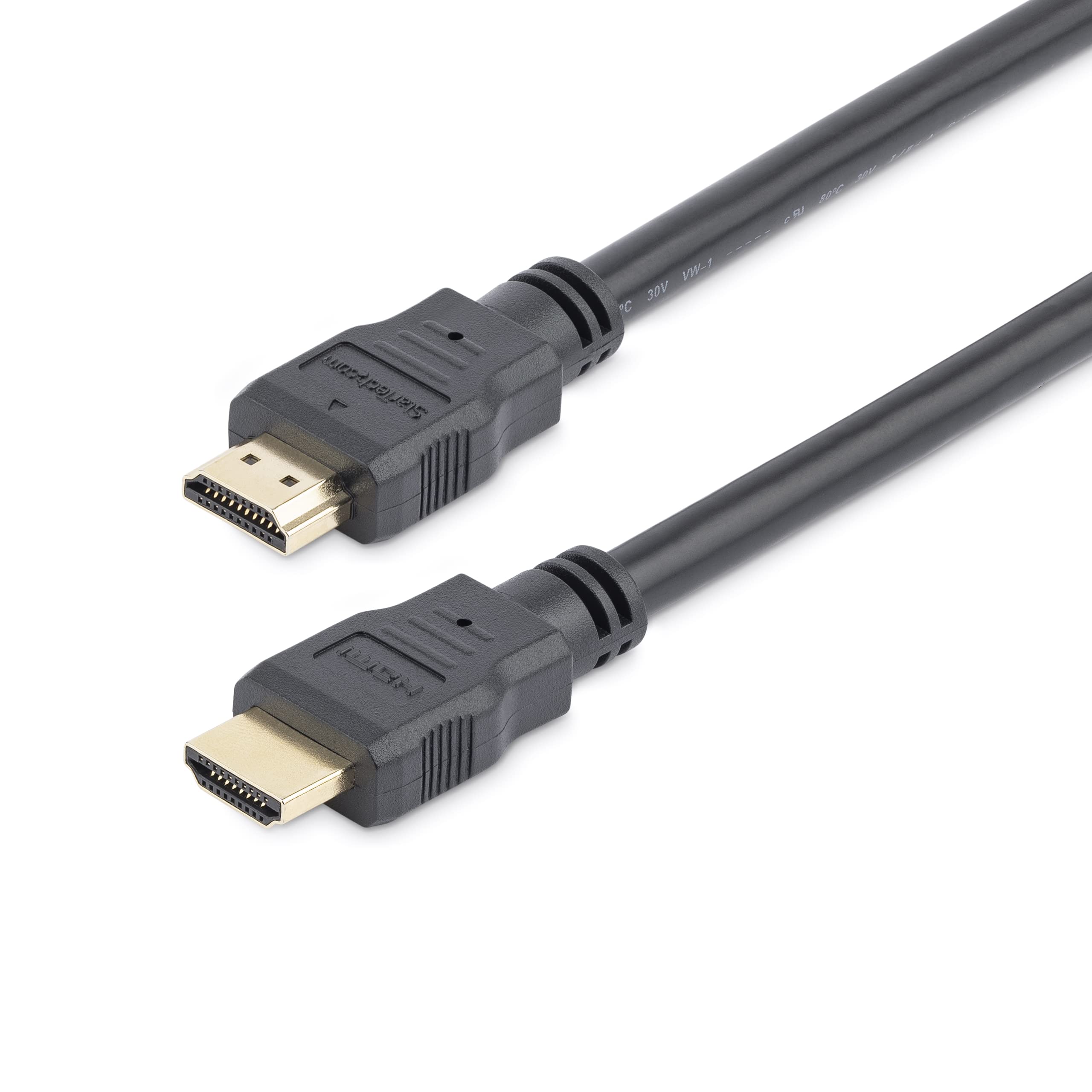 startech-com-hdmm30cm-c-ble-hdmi-court-30-cm-4k-30hz-m-le-vers-m-le-noir image 1