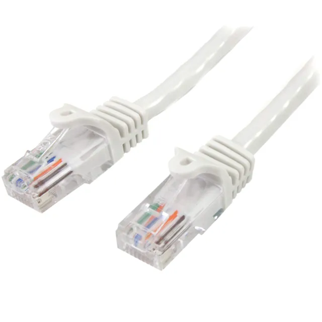 startech-com-45pat1mwh-c-ble-r-seau-cat5e-rj45-1-m-blanc-poe image 1