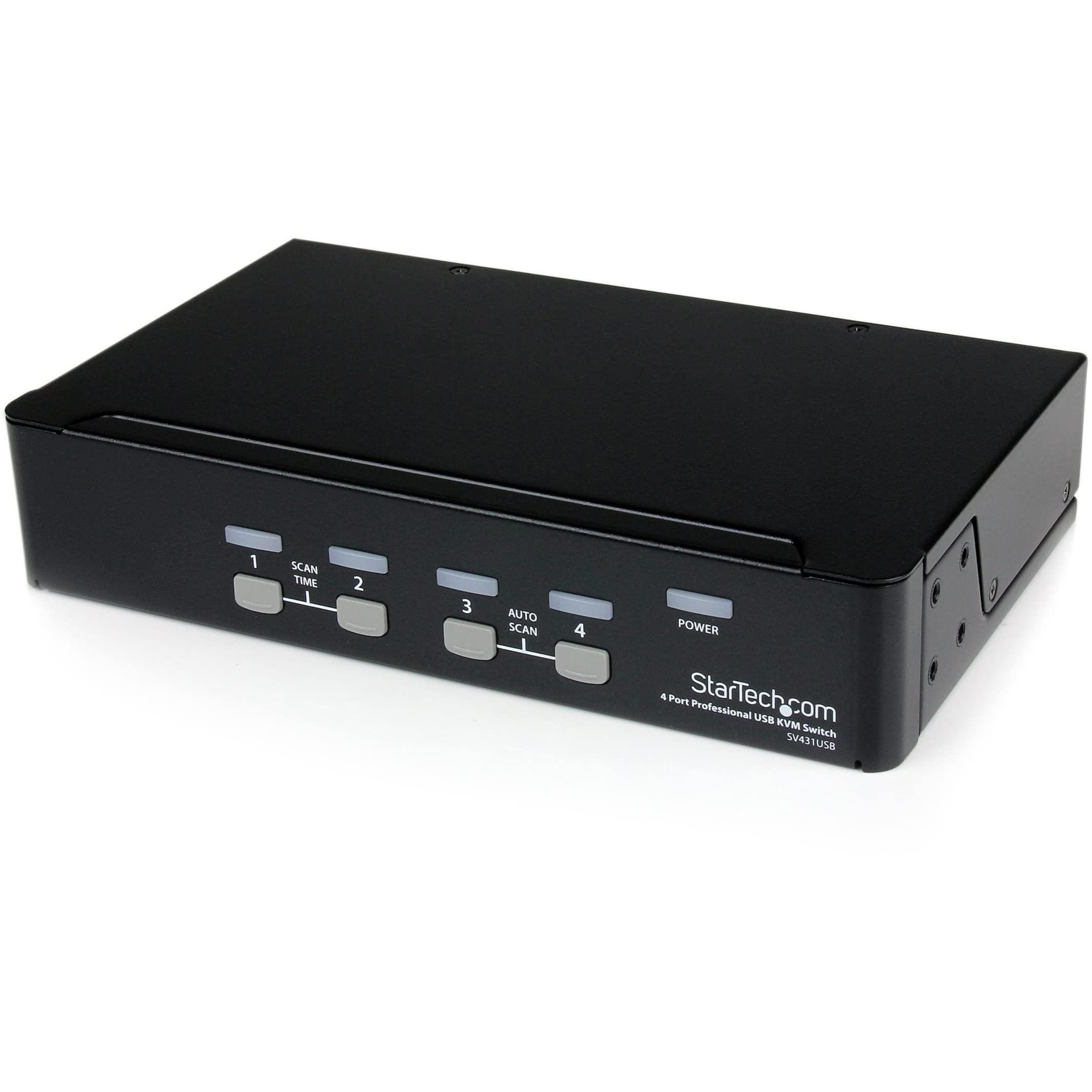 startech-com-sv431usb-switch-kvm-usb-vga-4-ports-rack-1u image 1