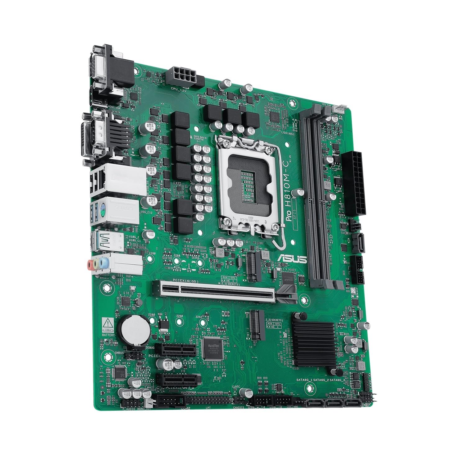 asus-pro-h810m-c-csm-carte-m-re-micro-atx-intel-lga-1851-ddr5 image 4