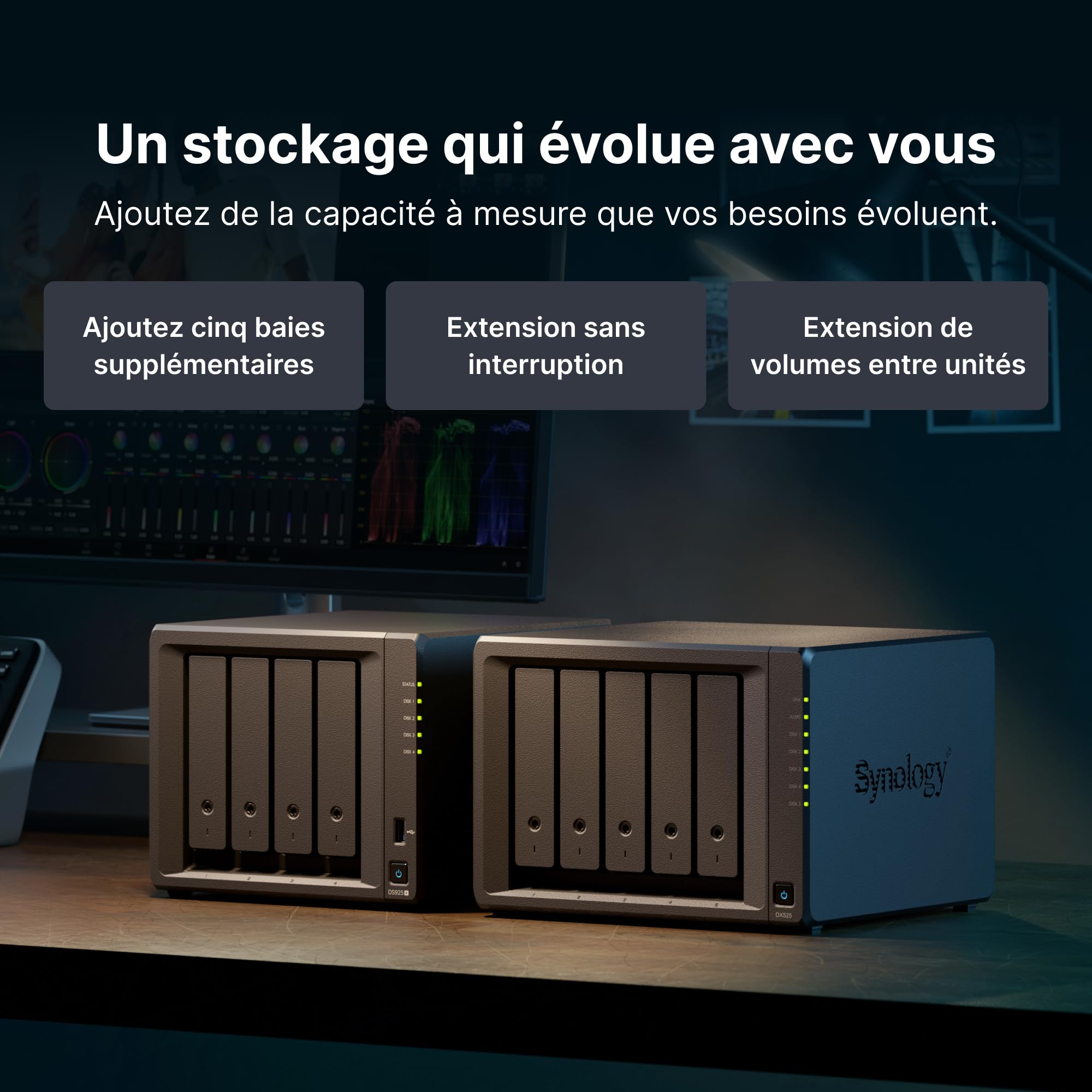 synology-ds925-nas-4-baies-quad-core-ryzen-2-5gbe-extensible-sans-disque image 5
