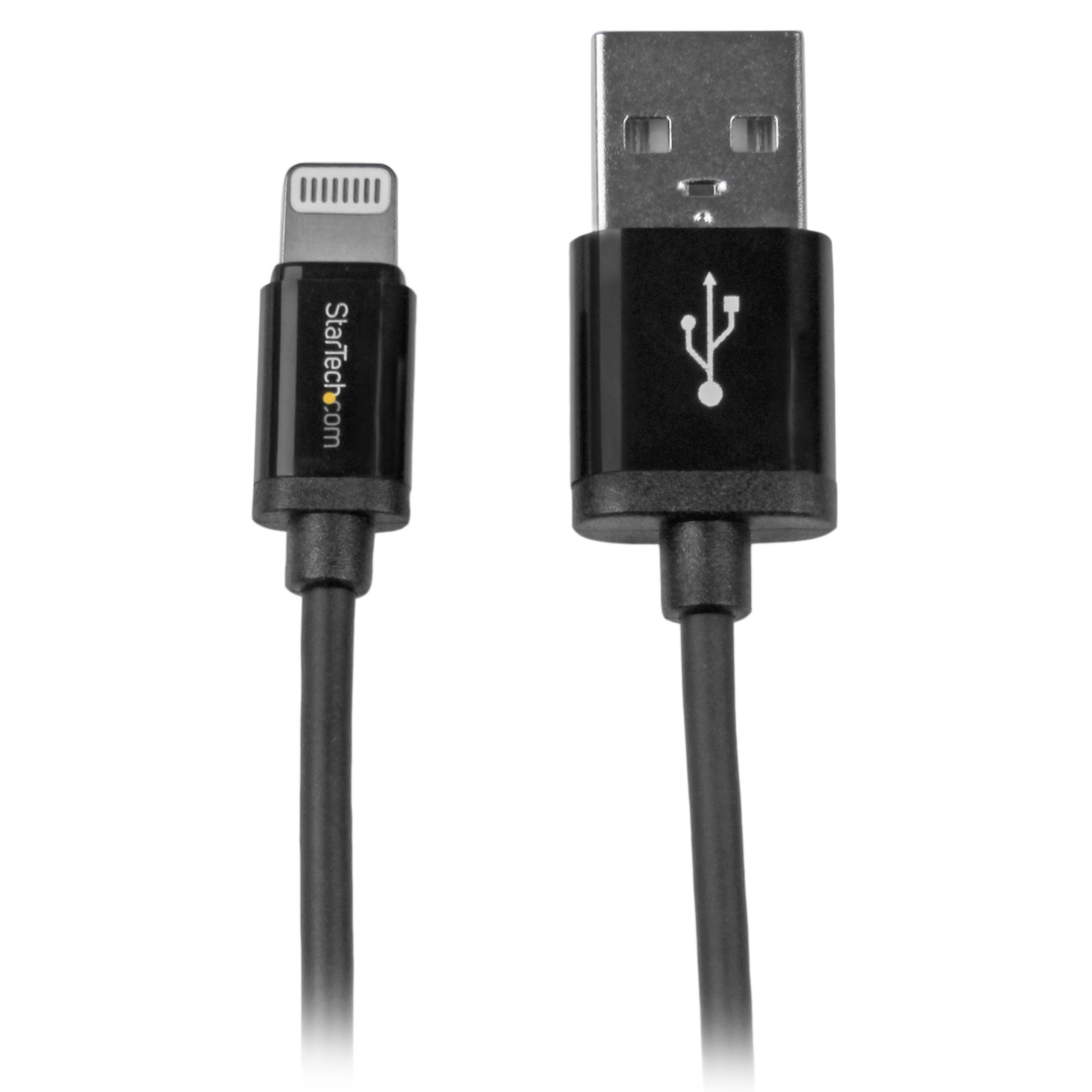 startech-com-c-ble-lightning-vers-usb-spiral-0-3-m-mfi-noir image 7