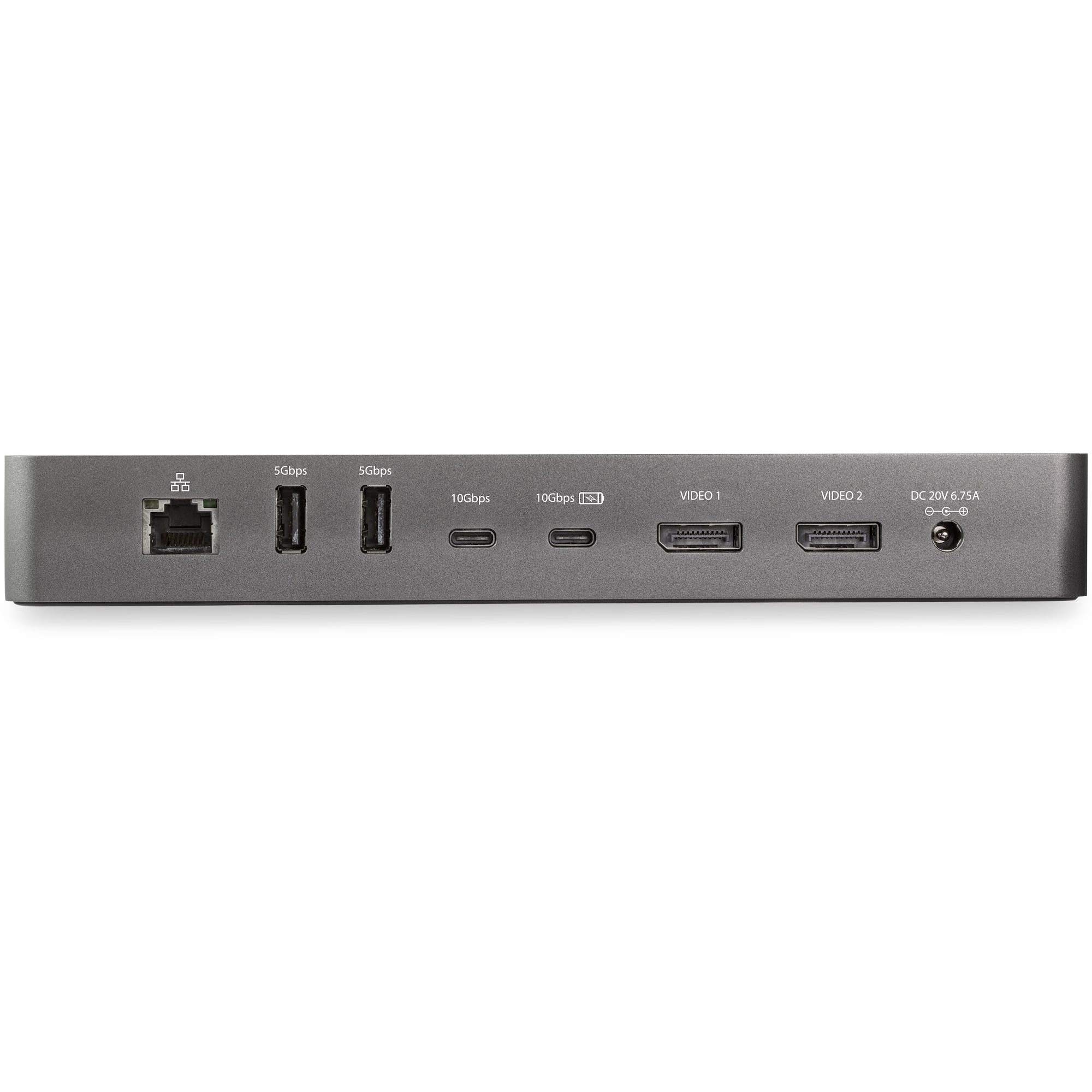 startech-com-tb3cdk2dpue-station-d-accueil-thunderbolt-3-usb-c-double-cran-4k image 3