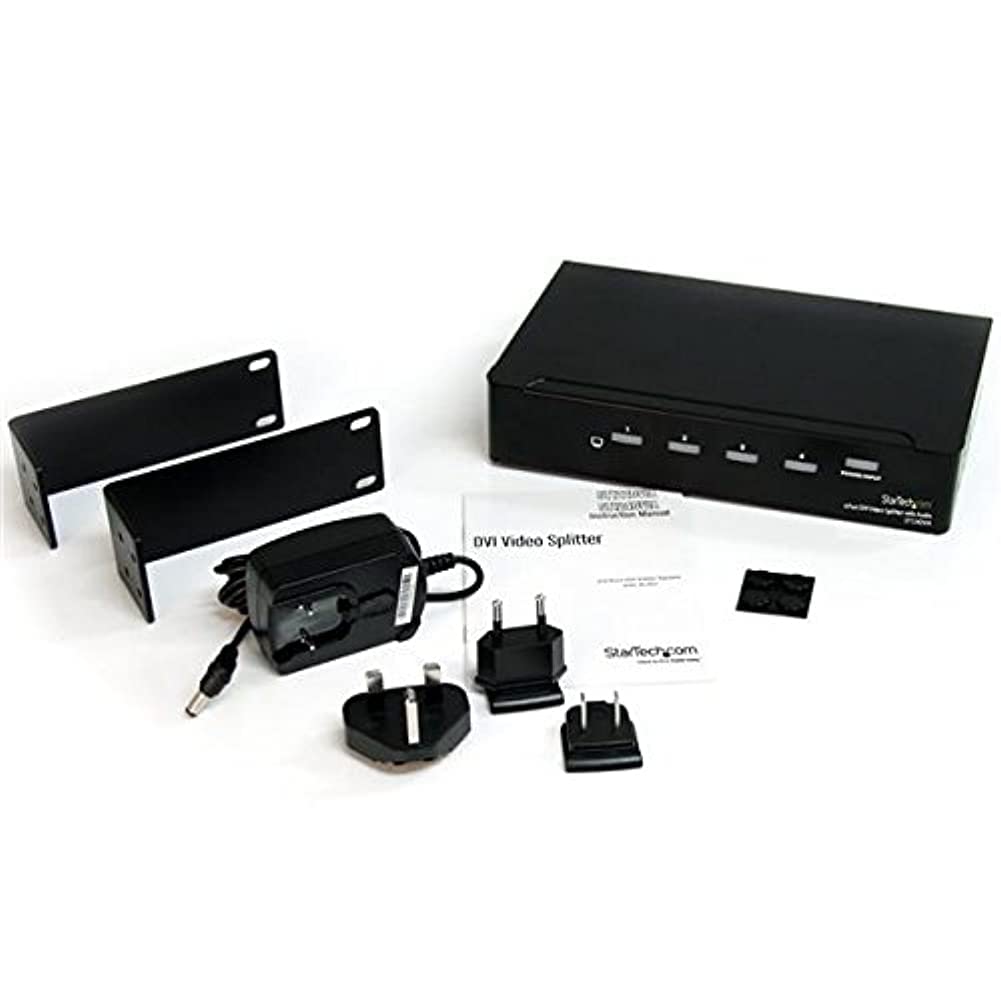 startech-com-st124dvia-r-partiteur-vid-o-dvi-4-ports-avec-audio image 4