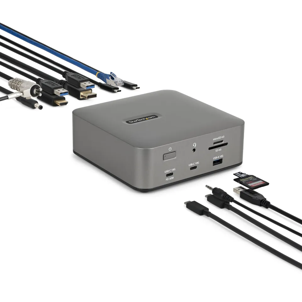 startech-com-dock-thunderbolt-5-usb4-triple-4k-144hz-double-8k-140w-pd image 1