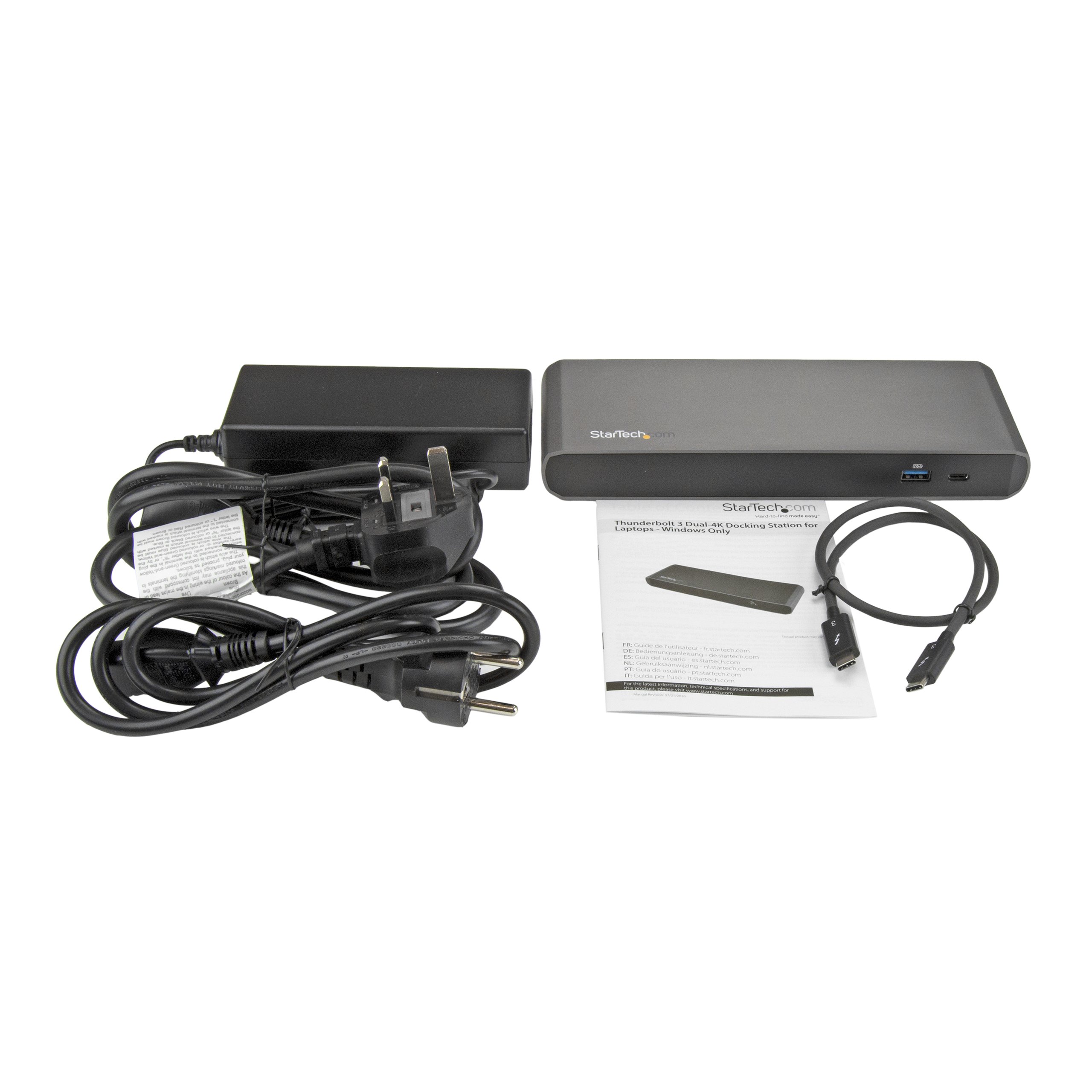 startech-com-station-d-accueil-thunderbolt-3-double-4k-sans-power-delivery-tb3dk image 7