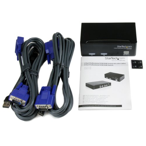 startech-com-sv231usbgb-switch-kvm-usb-vga-2-ports-avec-c-bles image 6