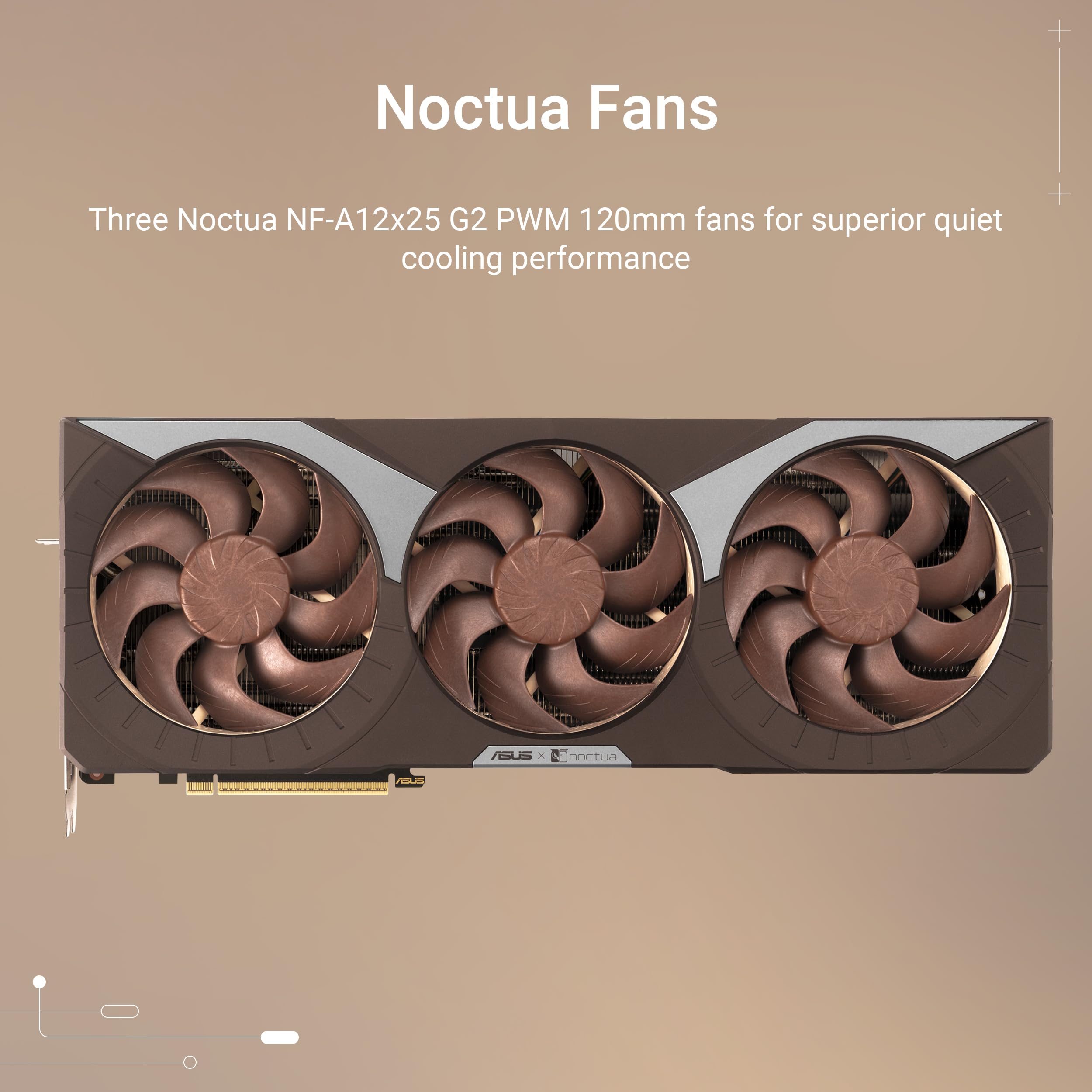 asus-rog-geforce-rtx-5080-16gb-gddr7-noctua-oc-edition-carte-graphique-triple-ve image 2