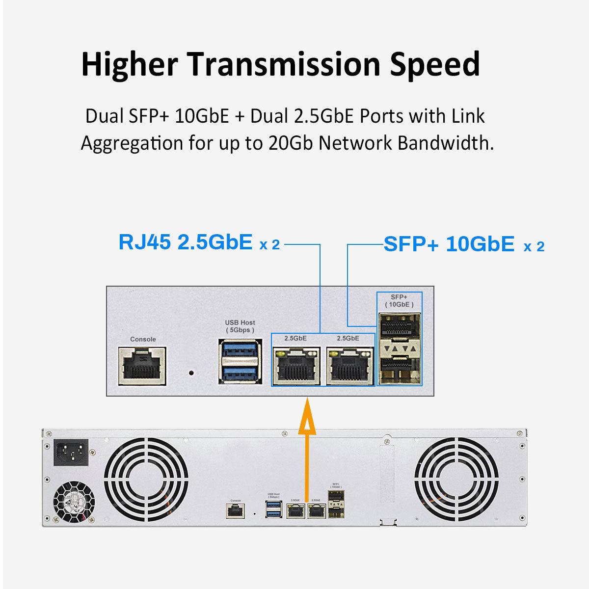 terramaster-u8-450-nas-rack-2u-8-baies-10gbe image 5