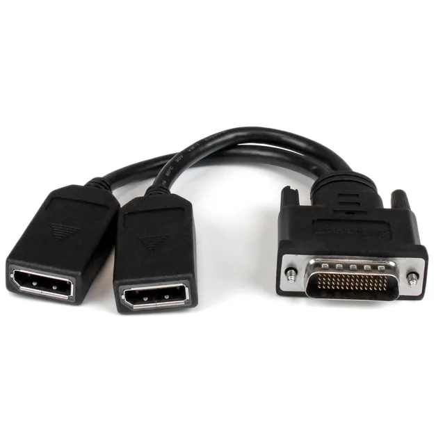 startech-com-adaptateur-dms-59-vers-2x-displayport-20-cm-noir image 1