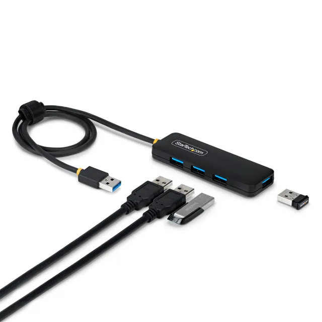 startech-com-h5a4a-usb-hub-2-hub-usb-a-4-ports-5gbps-c-ble-61-cm image 1