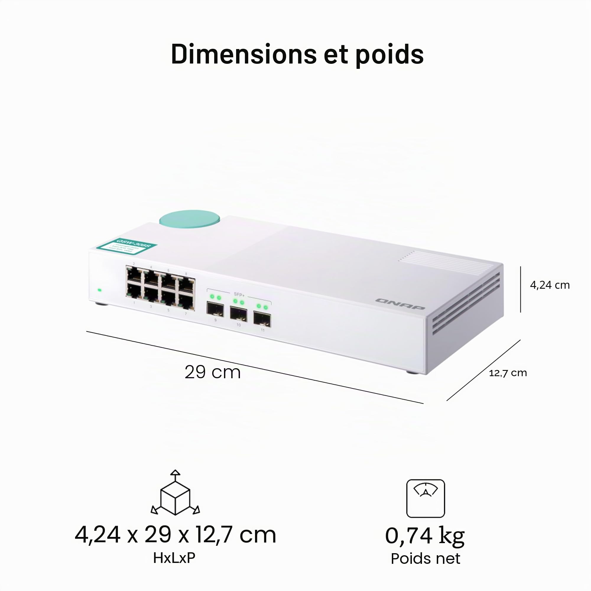 qnap-qsw-308s-commutateur-r-seau-non-g-r-8x-gigabit-3x-10g-sfp-blanc image 3