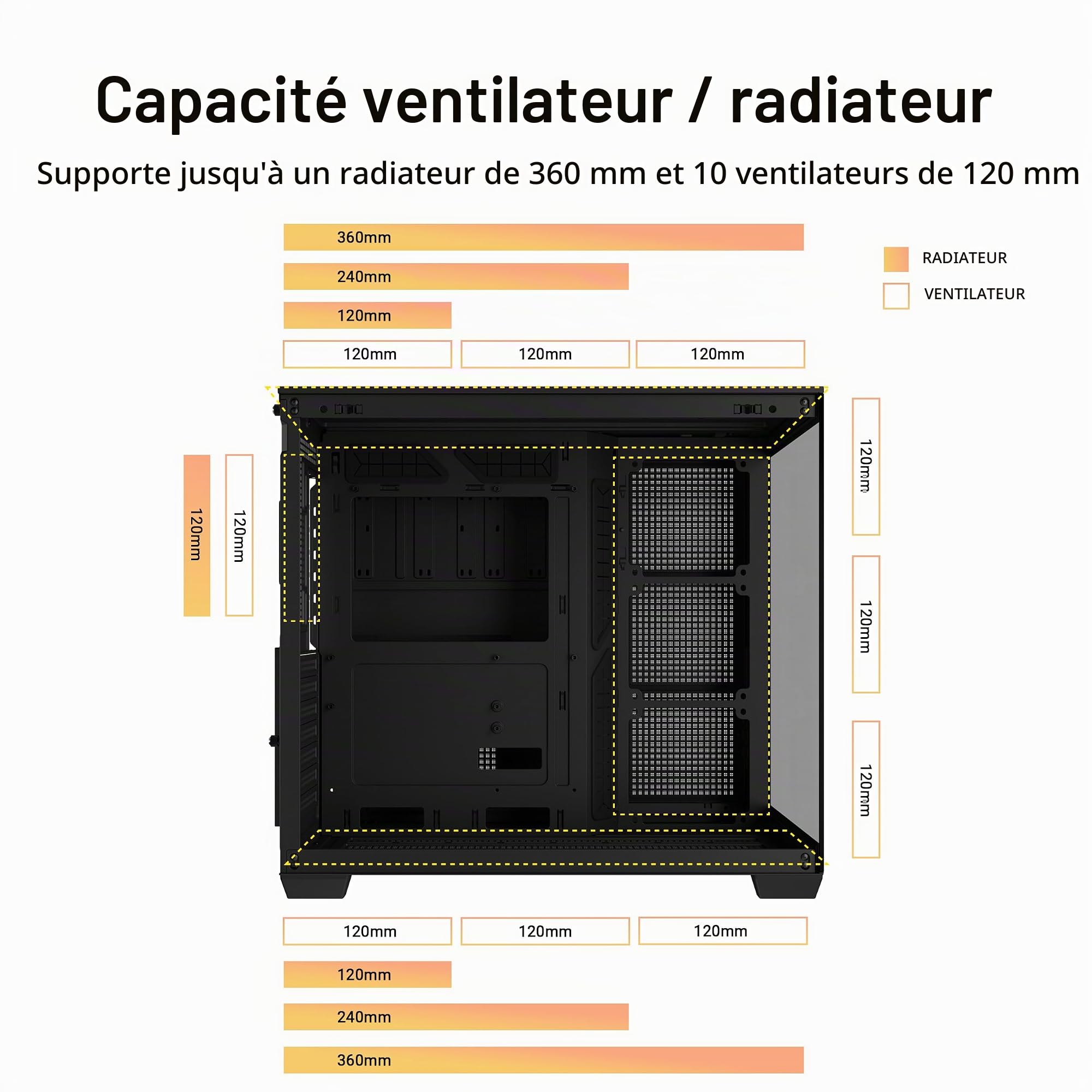 asus-a32-plus-atx-bo-tier-double-chambre-verre-tremp-360mm-420mm-4-ventilateurs- image 5