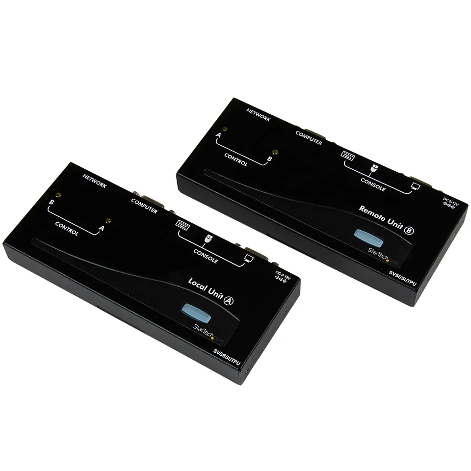 startech-com-sv565utpueu-extendeur-console-kvm-150-m-sur-cat5-vga-usb image 1