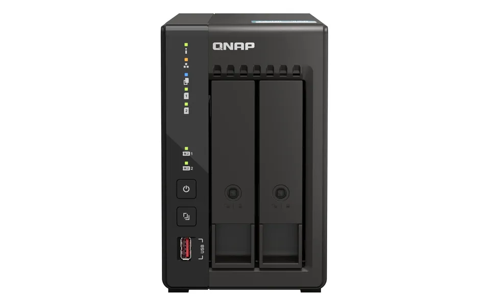qnap-turbo-station-ts-253e-8g-nas-2-baies-2-5gbe-8go-ram image 1