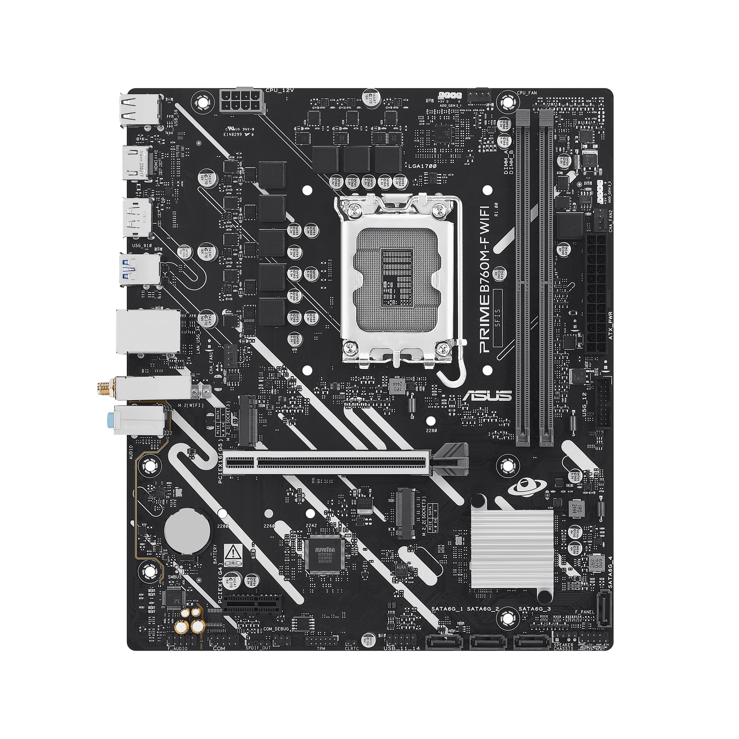 asus-rog-prime-b760m-f-wifi-carte-m-re-micro-atx-lga-1700-ddr5 image 1