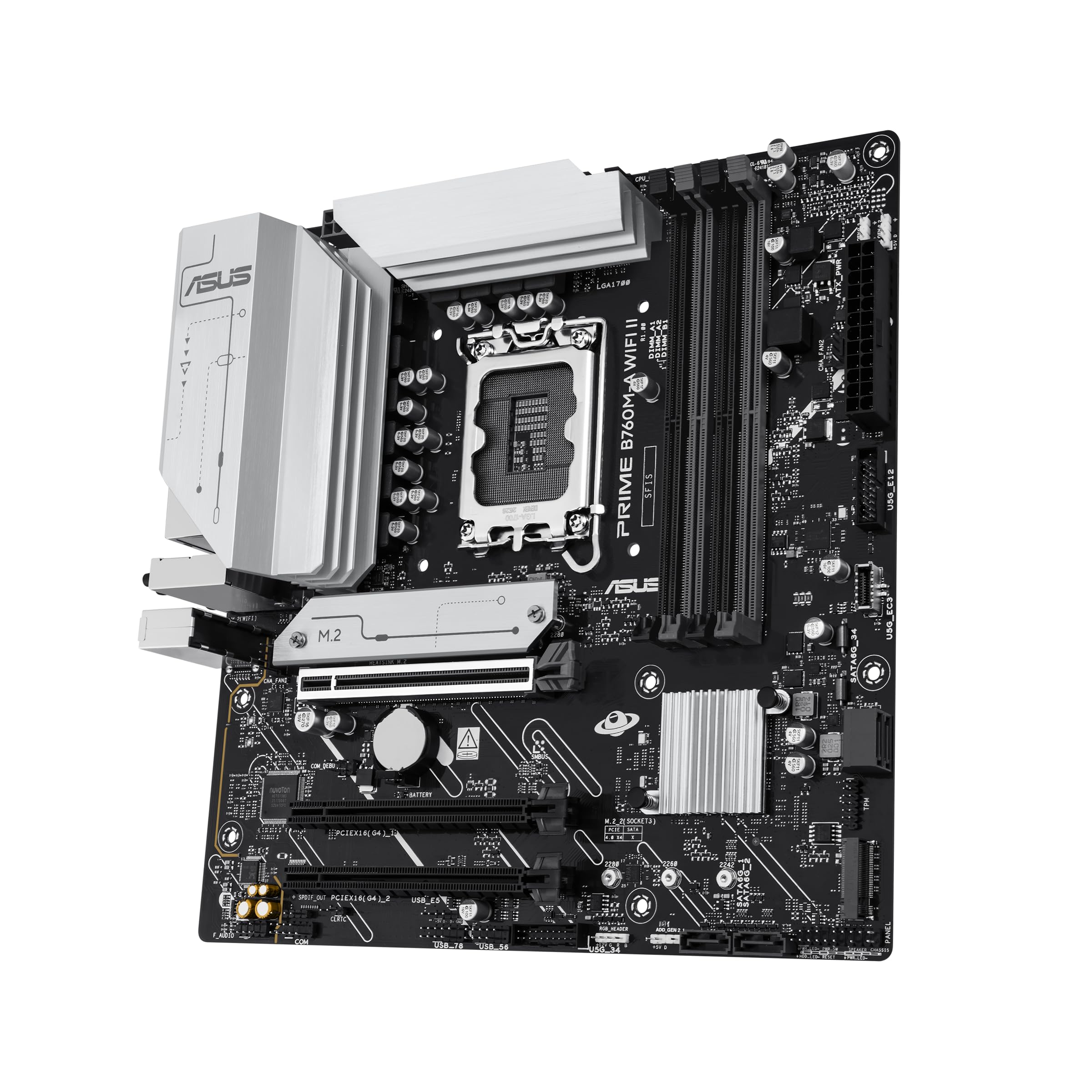 asus-rog-prime-b760m-a-wifi-ii-carte-m-re-micro-atx-lga-1700-ddr5-pcie-5-0 image 3