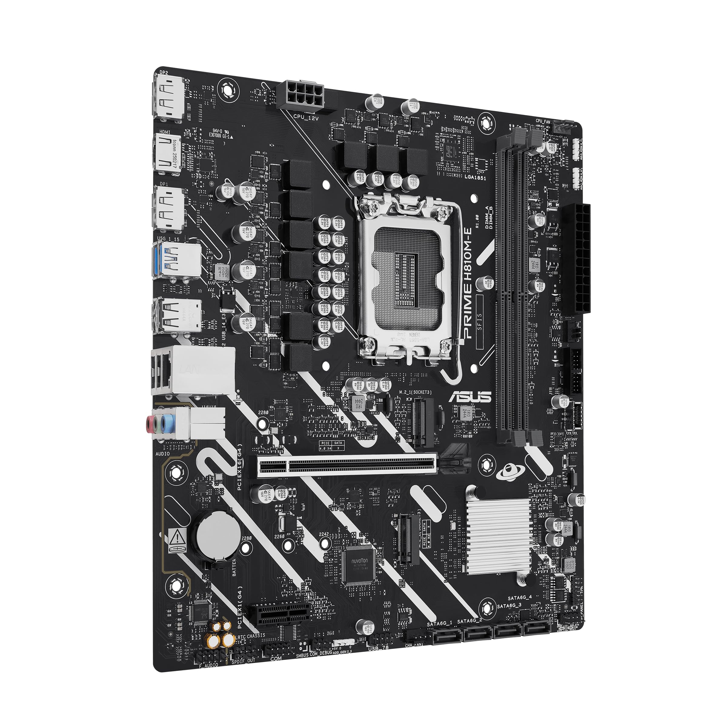 asus-rog-prime-h810m-e-csm-carte-m-re-micro-atx-lga-1851 image 4