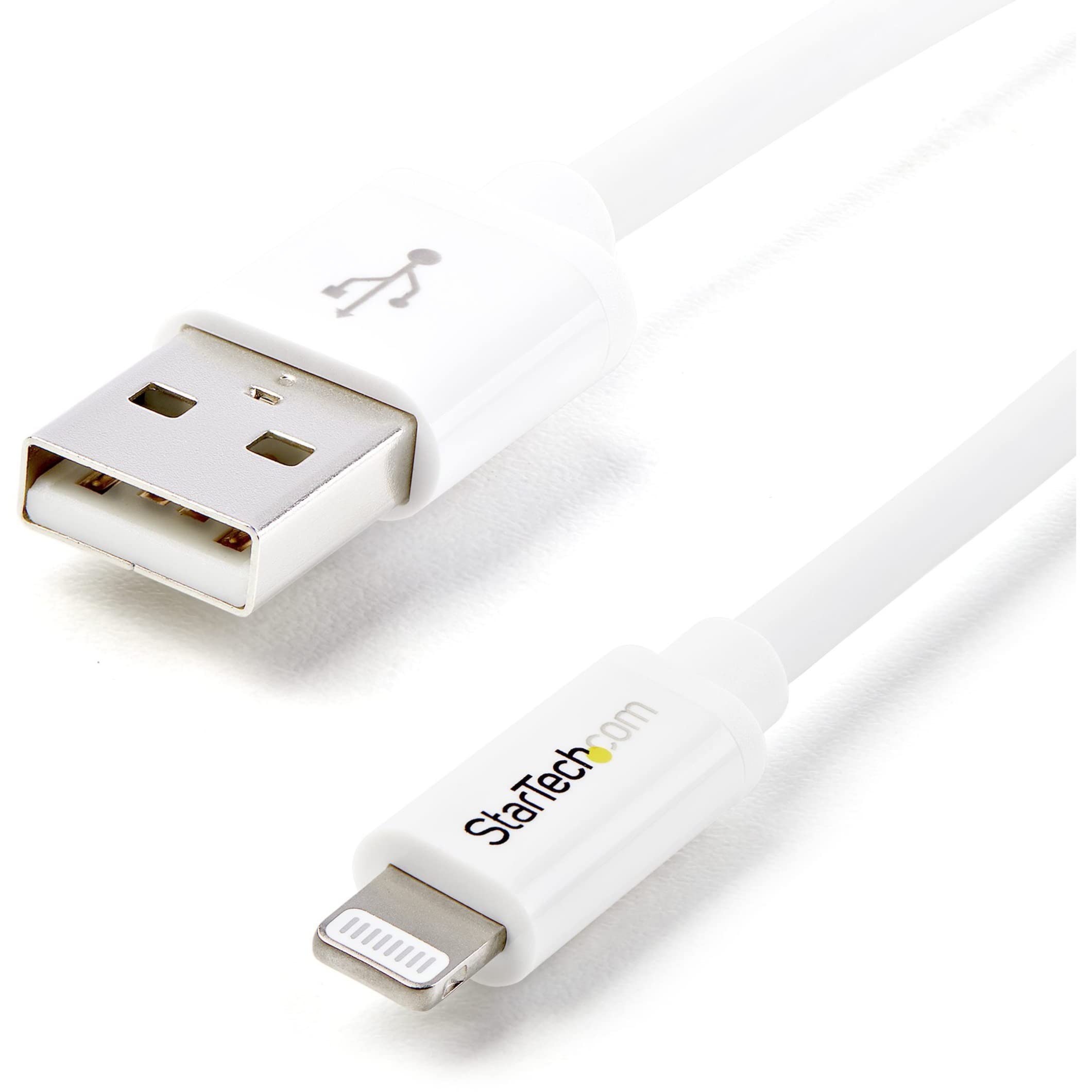 startech-com-c-ble-lightning-vers-usb-spiral-0-3-m-mfi-noir image 3