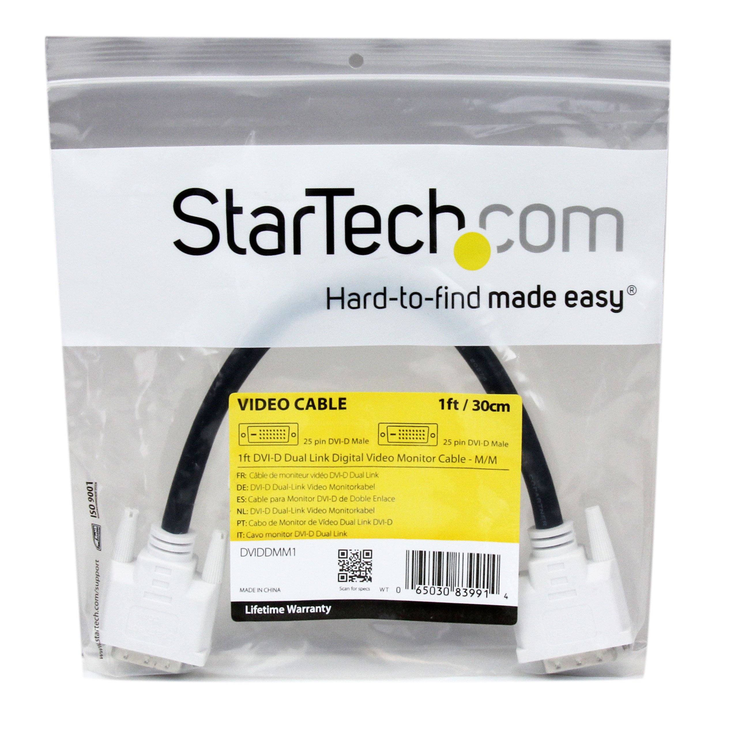 startech-com-dviddmm1-c-ble-dvi-d-dual-link-m-m-0-3-m-2560x1600 image 4
