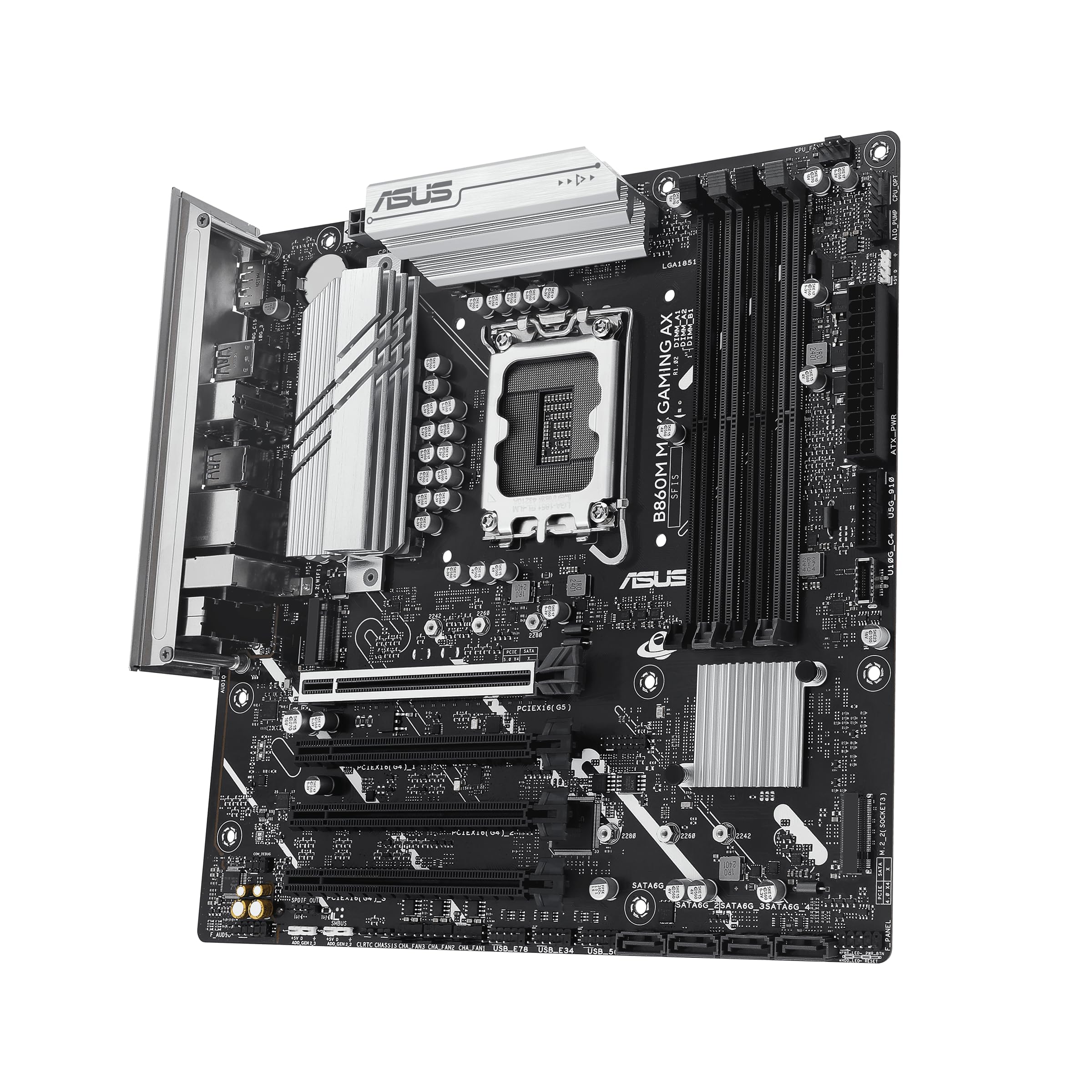 asus-rog-b860m-max-gaming-ax-carte-m-re-micro-atx-lga-1851-ddr5-wifi image 5