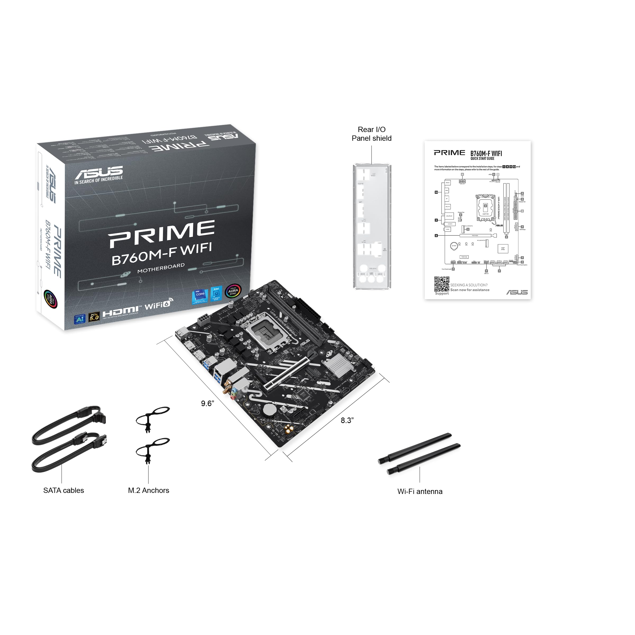 asus-rog-prime-b760m-f-wifi-carte-m-re-micro-atx-lga-1700-ddr5 image 5