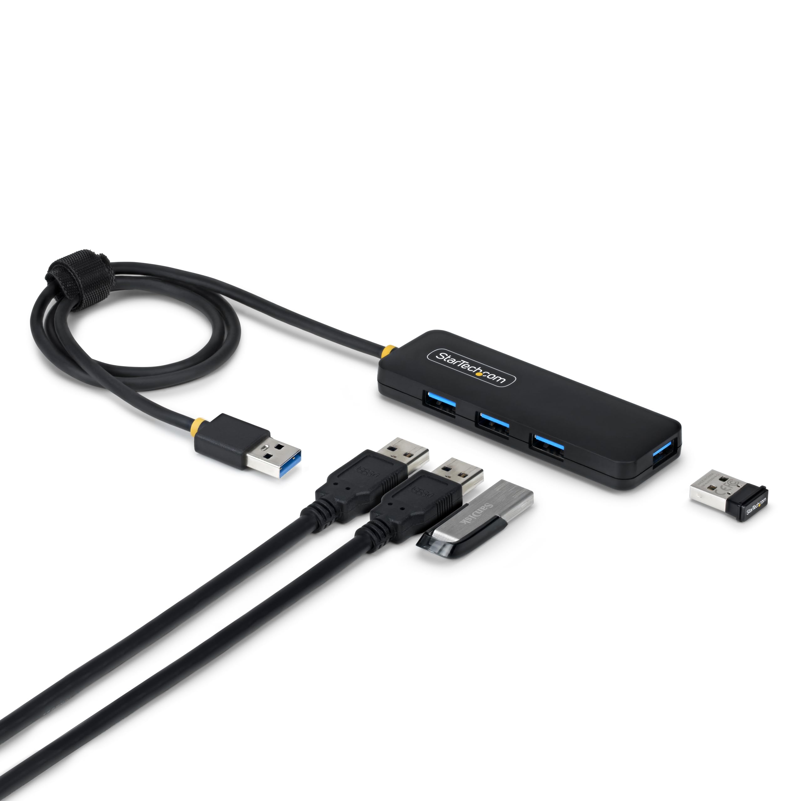 startech-com-h5a4a-usb-hub-2-hub-usb-a-4-ports-5gbps-c-ble-61-cm image 1
