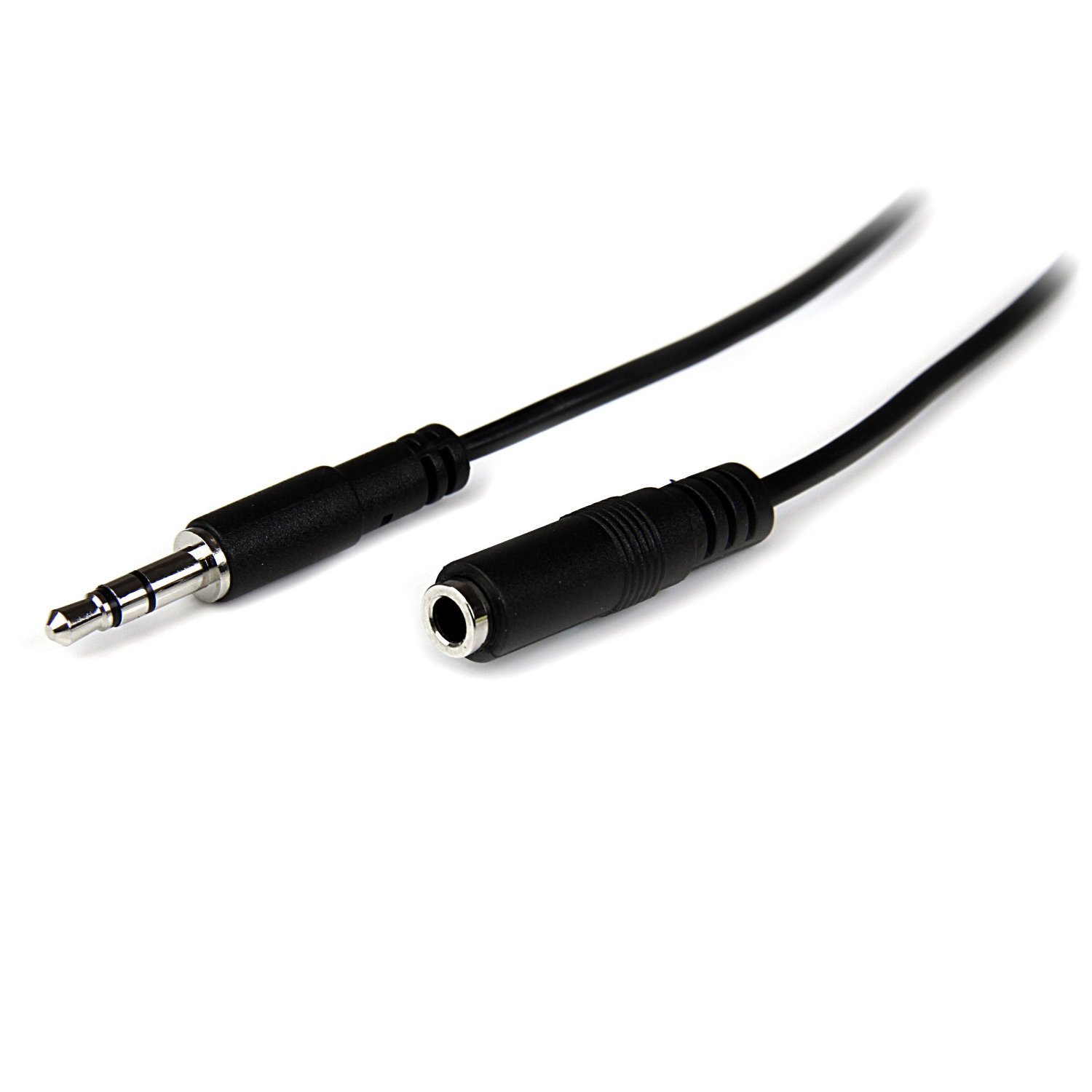 startech-com-mu2mmfs-c-ble-extension-audio-slim-3-5mm-m-le-vers-femelle-2m image 1