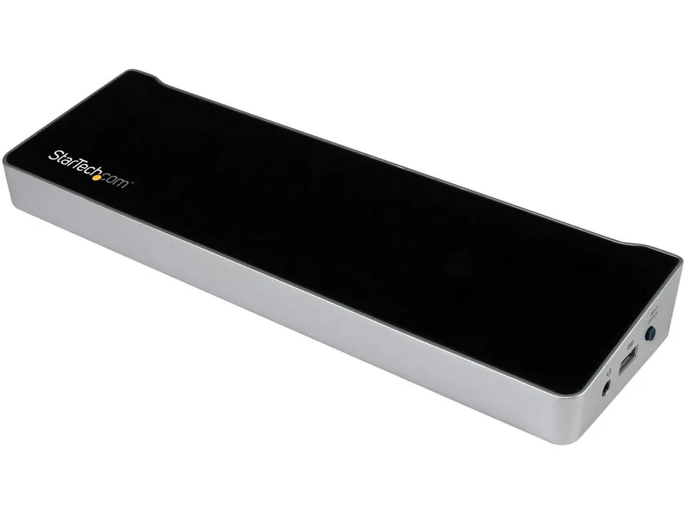 startech-com-usb3ddockft-station-d-accueil-usb-3-0-double-pc-portable-kvm-2-cran image 1