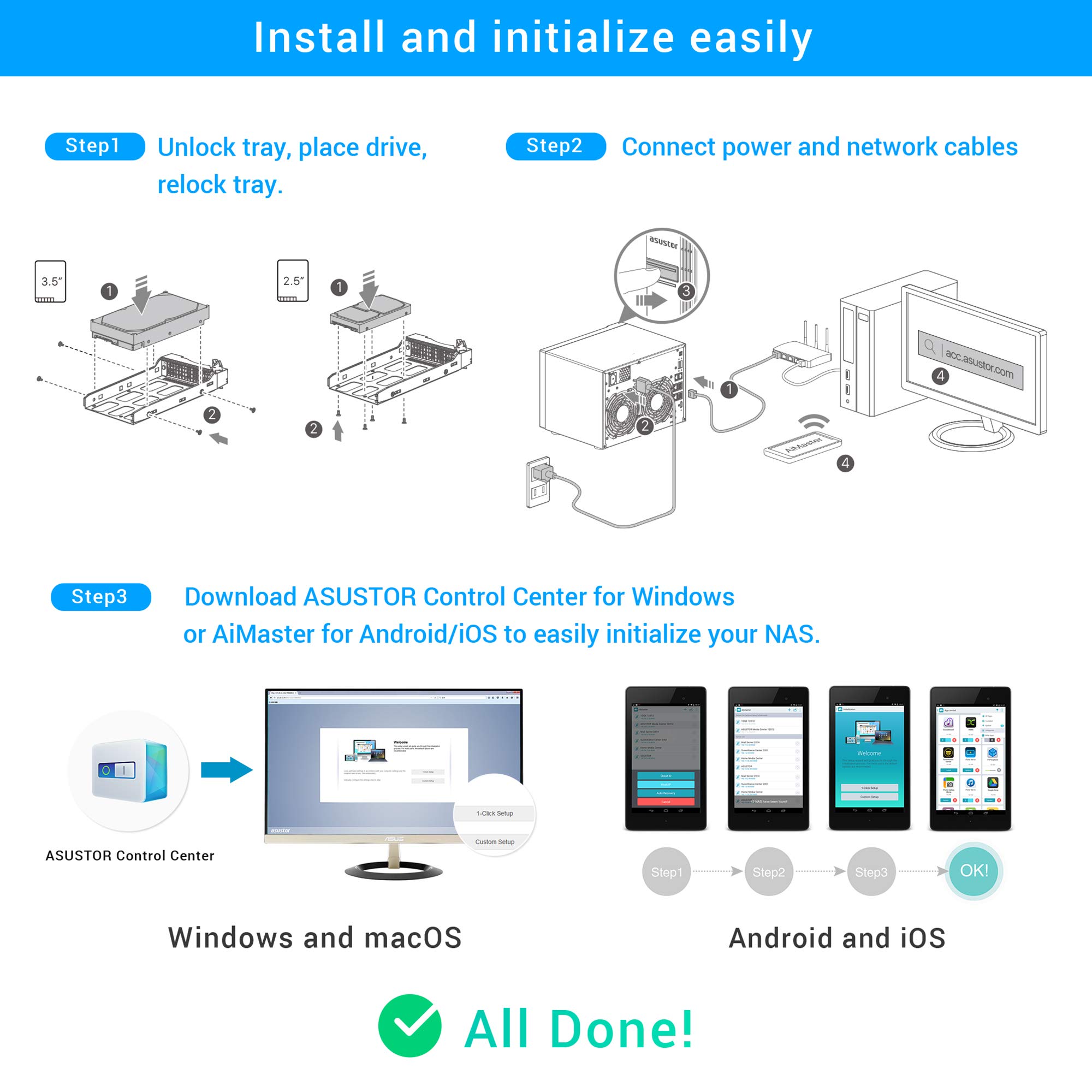 asustor-as7010t-serveur-nas-bureau-10-baies-intel-core-i5-quad-core-3-0-ghz-8-go image 5