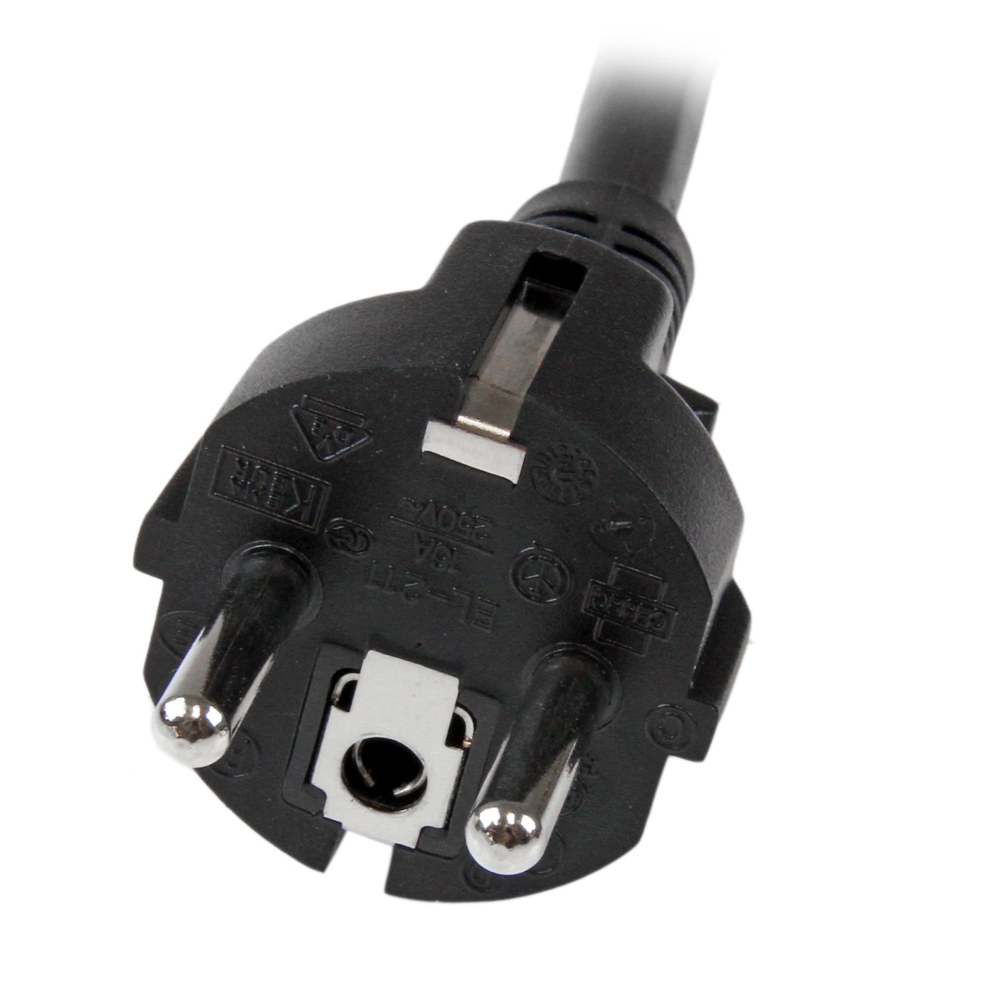 startech-com-pxteuc192m-cordon-alimentation-pc-eu-schuko-vers-c19-2m-16a image 3