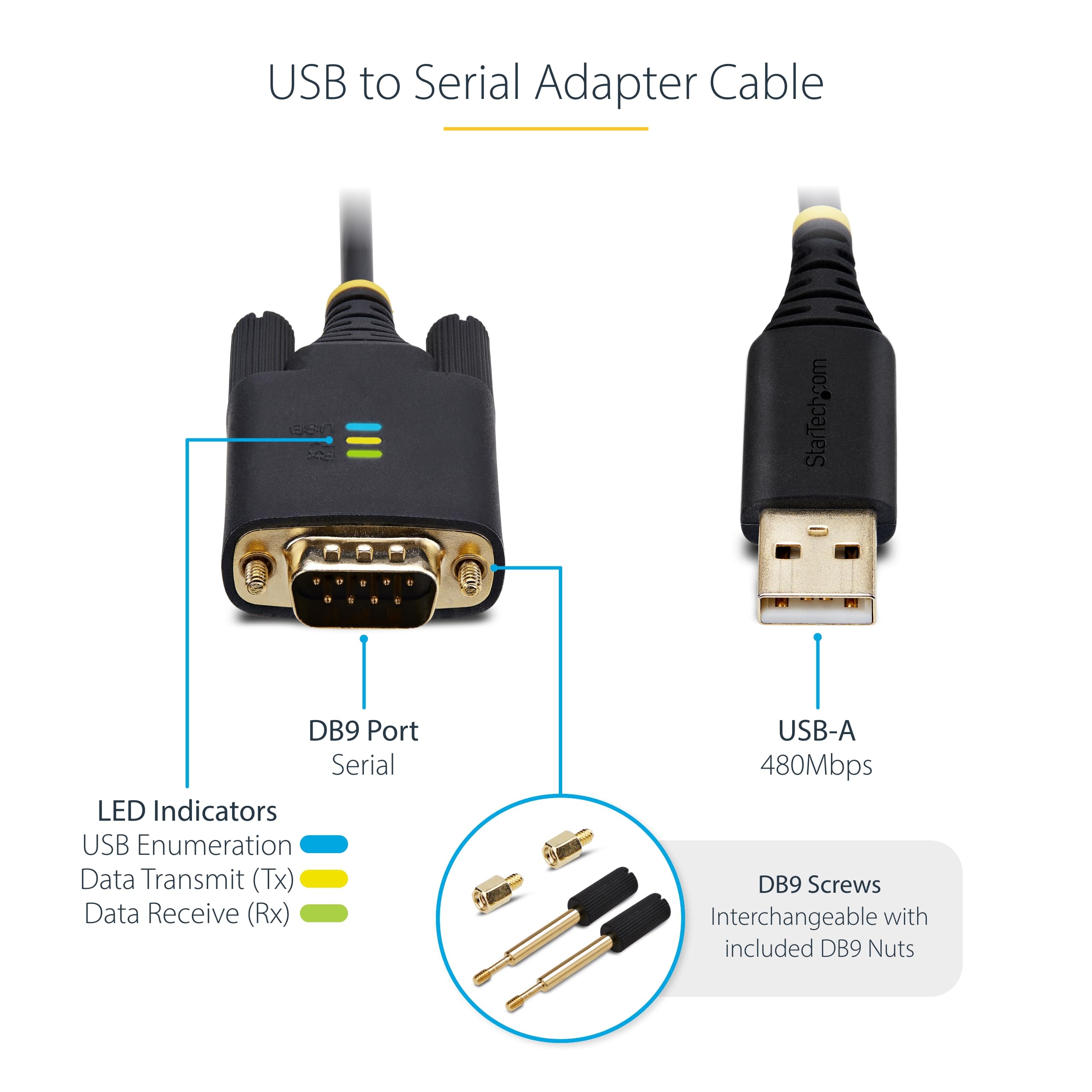 startech-com-c-ble-adaptateur-usb-vers-s-rie-db9-rs232-ftdi-2m image 4