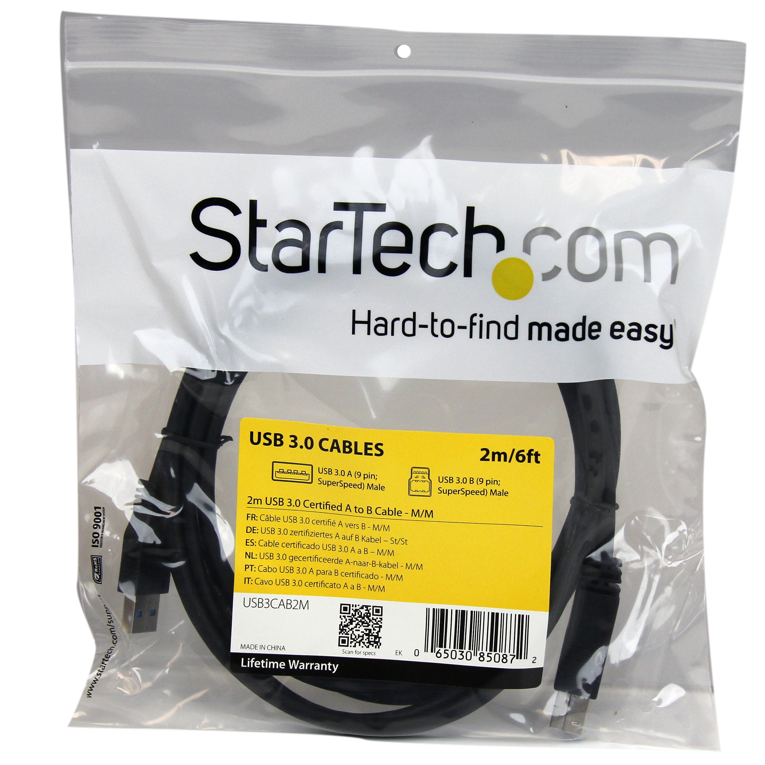 startech-com-usb3cab2m-c-ble-usb-3-0-a-vers-b-2-m-superspeed-5-gb-s image 4