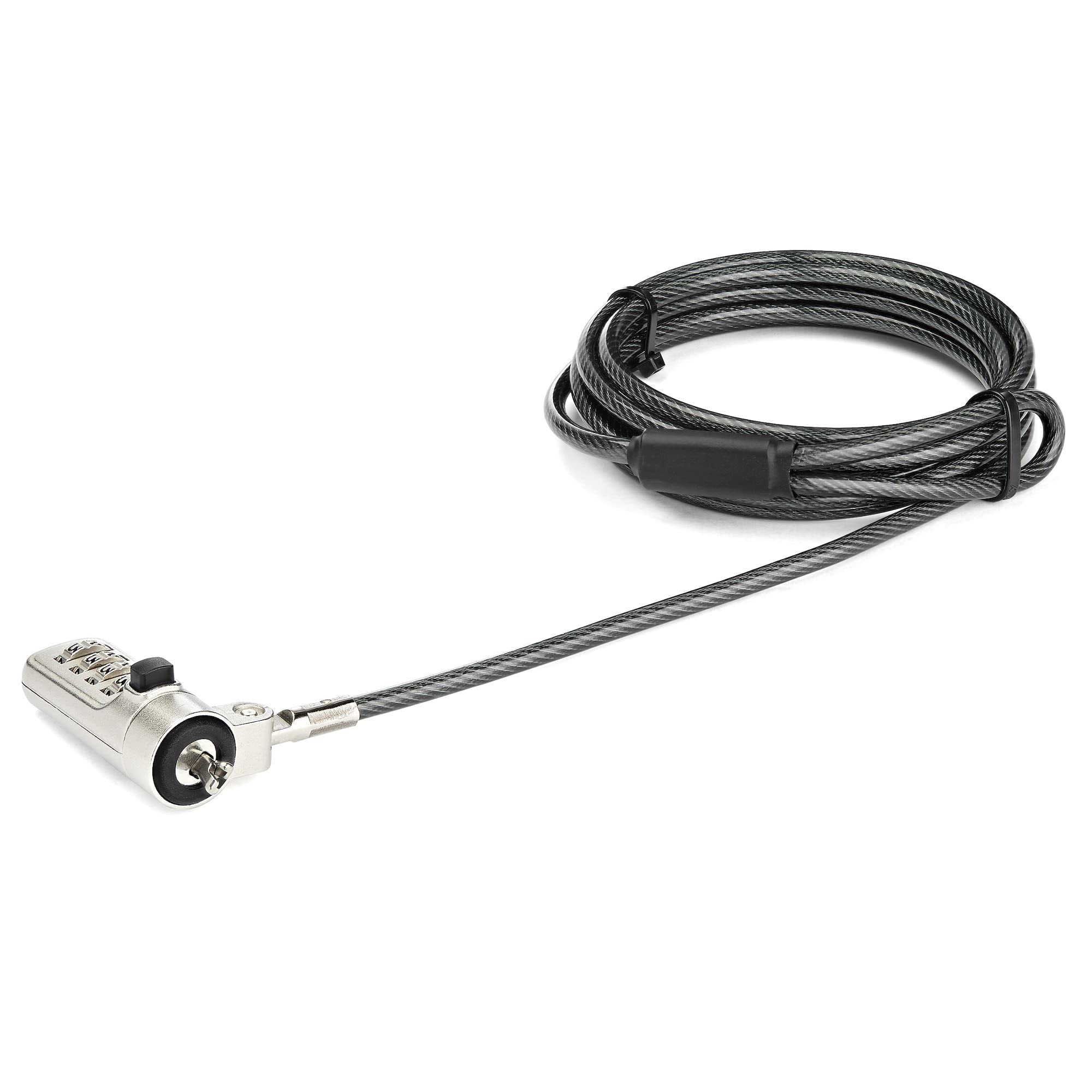startech-com-c-ble-antivol-pc-portable-noble-wedge-code-4-chiffres-2m image 1