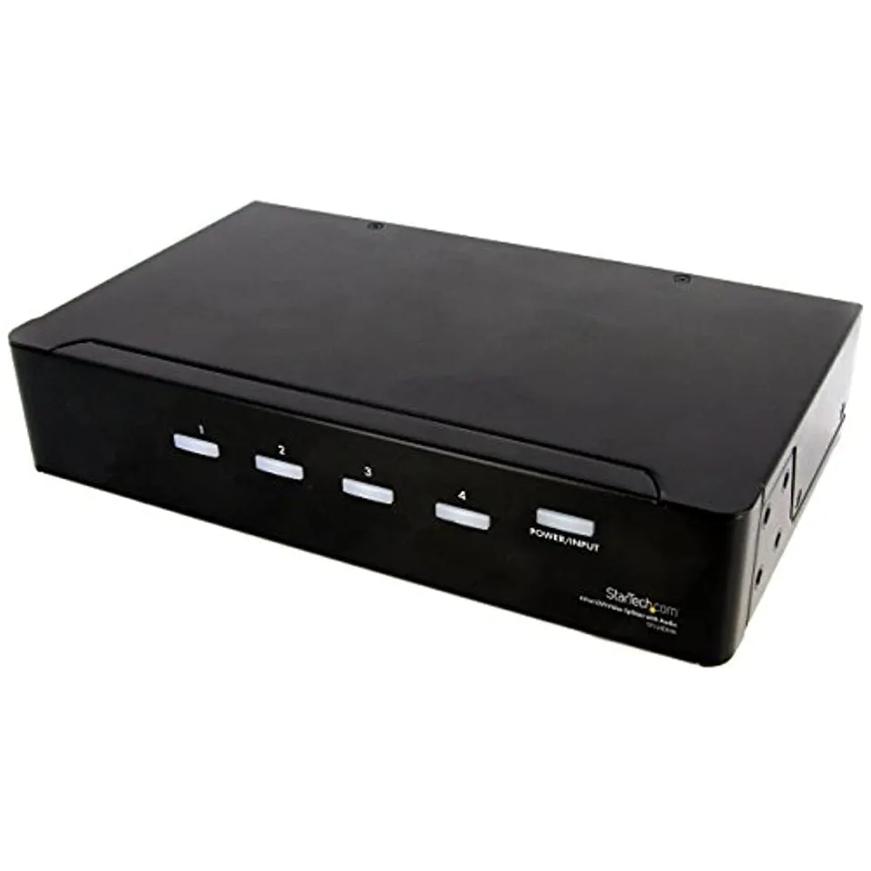 startech-com-st124dvia-r-partiteur-vid-o-dvi-4-ports-avec-audio image 1