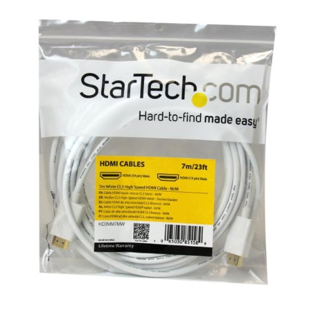 startech-com-c-ble-hdmi-mural-7-m-4k-30hz-cl3-blanc-hd3mm7mw image 4