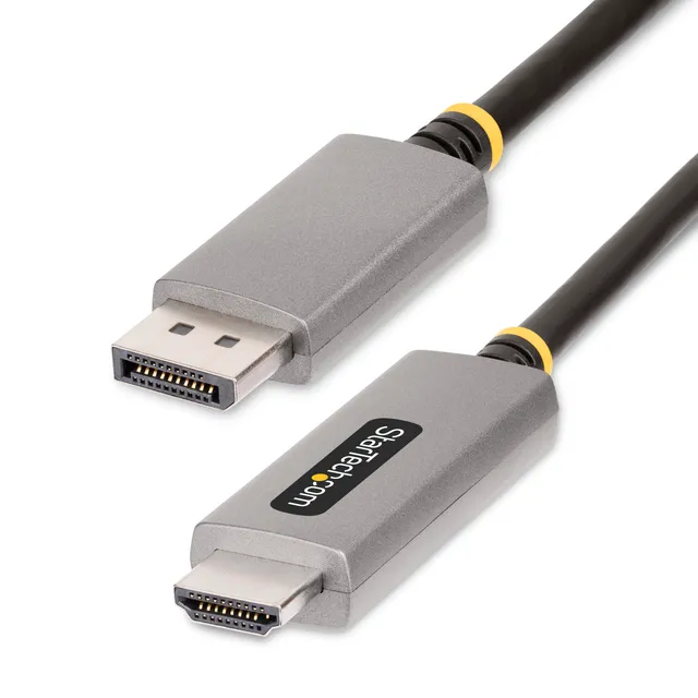 startech-com-c-ble-displayport-vers-hdmi-2-1-actif-2-m-8k-60hz-4k-144hz-hdr10 image 1