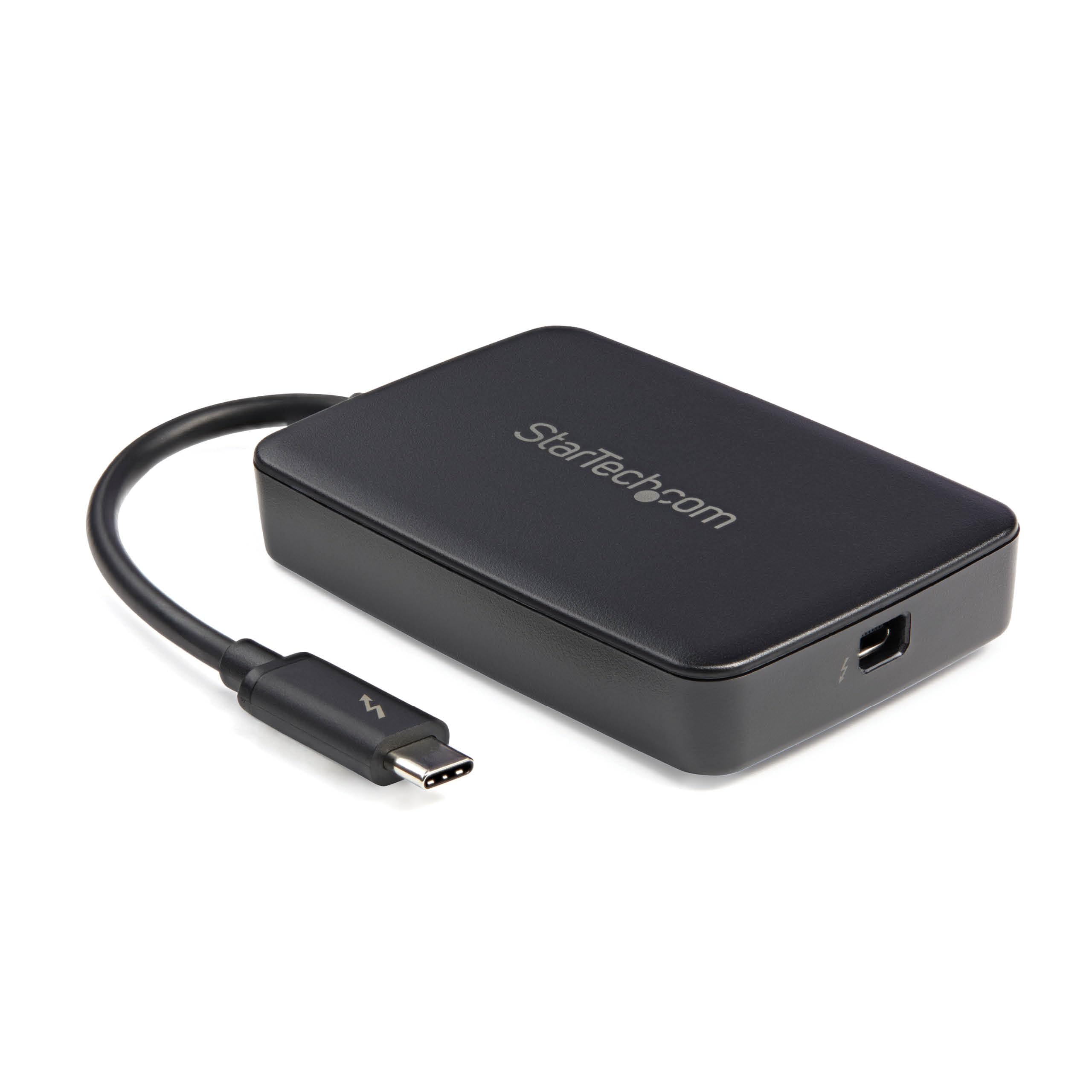 startech-com-tbt3tbtadap-adaptateur-thunderbolt-3-vers-thunderbolt-2-1-noir image 1