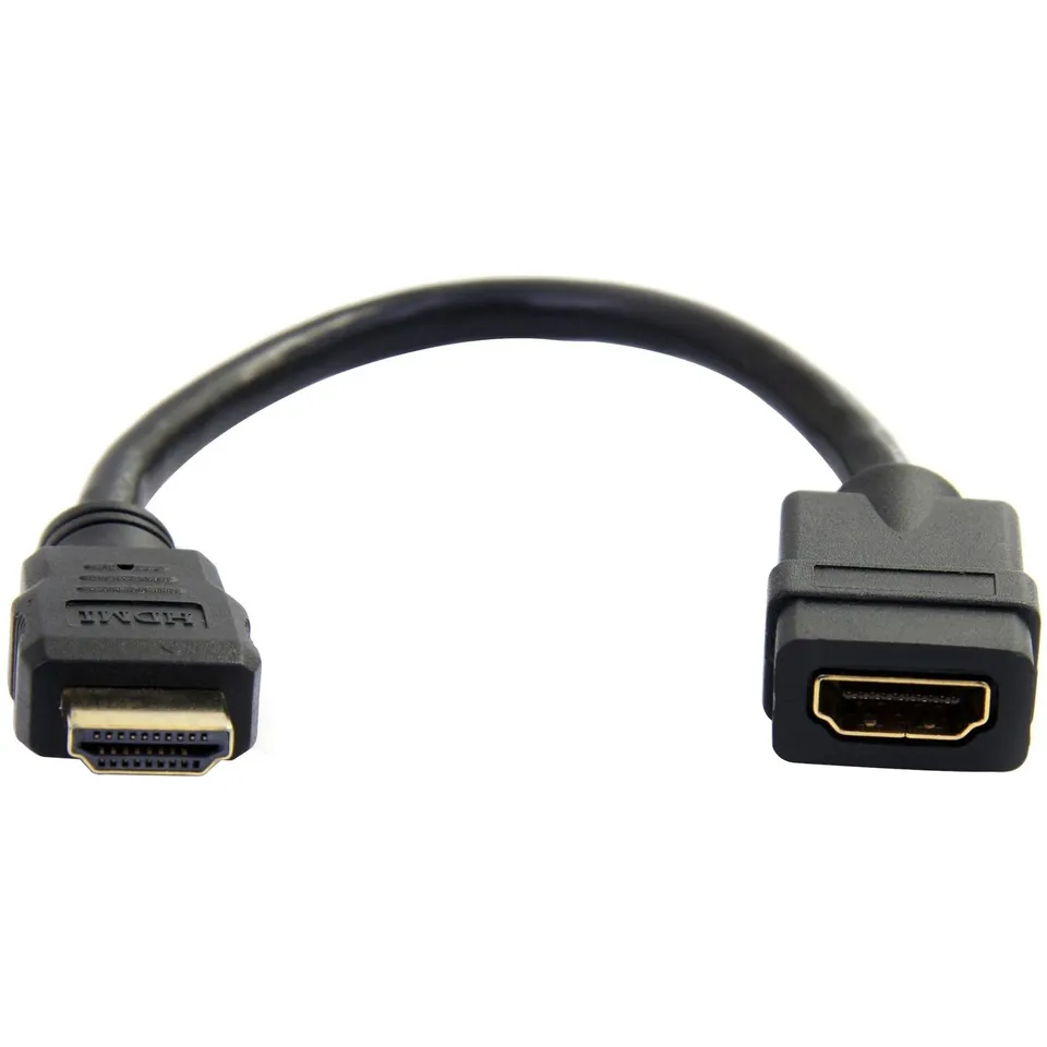 startech-com-rallonge-hdmi-4k-15-2-cm-m-f-noire-hdmiextaa6in image 1