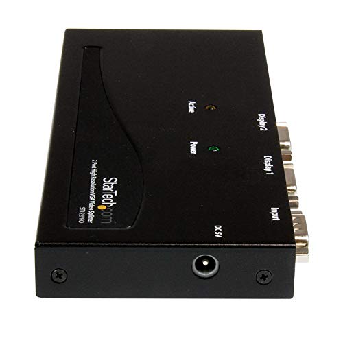 startech-com-r-partiteur-vid-o-vga-2-ports-350-mhz-st122proeu-noir image 5