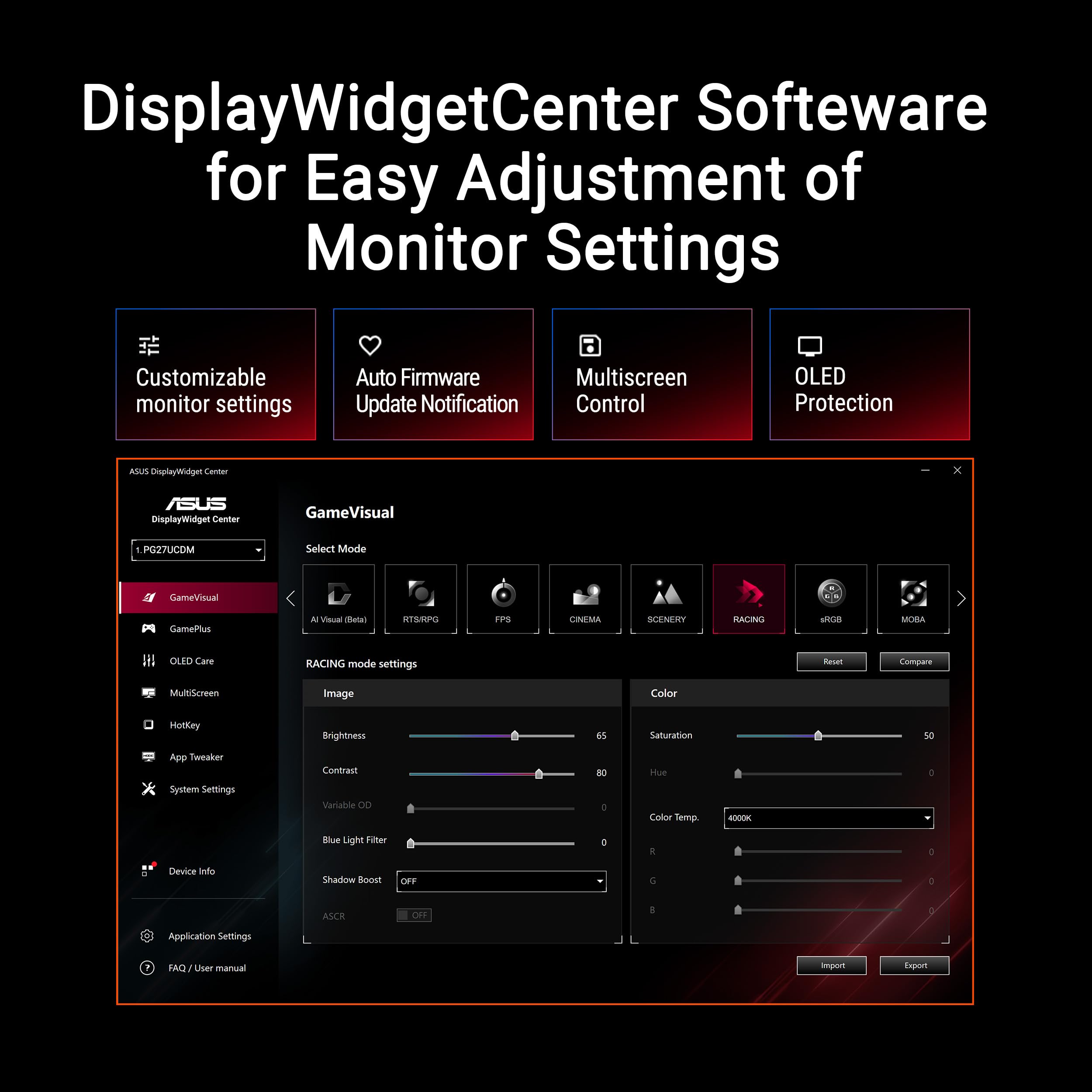 asus-rog-swift-pg27ucdm-moniteur-gaming-27-qd-oled-4k-240hz image 6